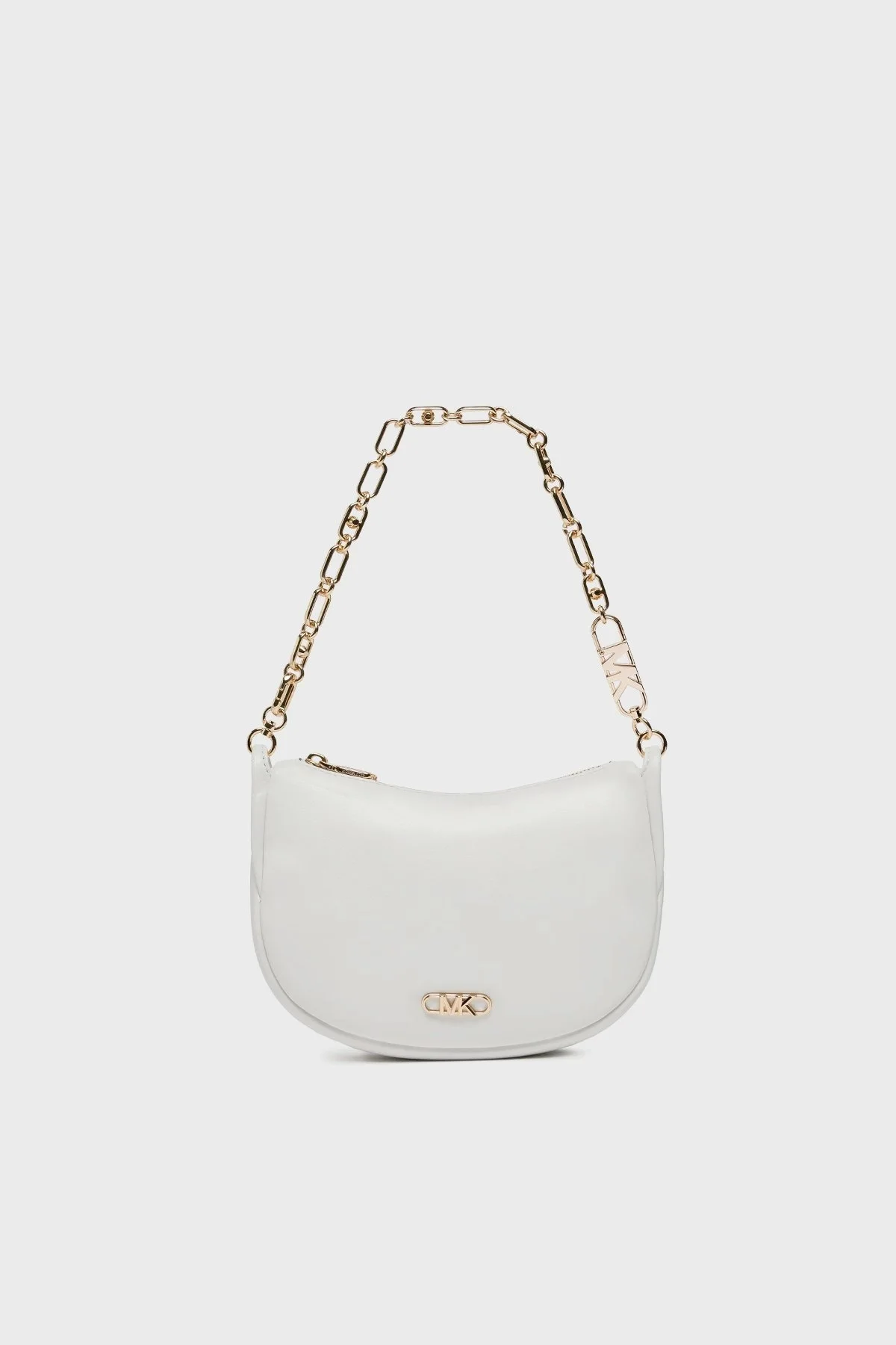 Michael Kors Logolu Zincir Askılı 32H3G8NC1L085 Bayan Çanta 32H3G8NC1L 085 BEYAZ - 3