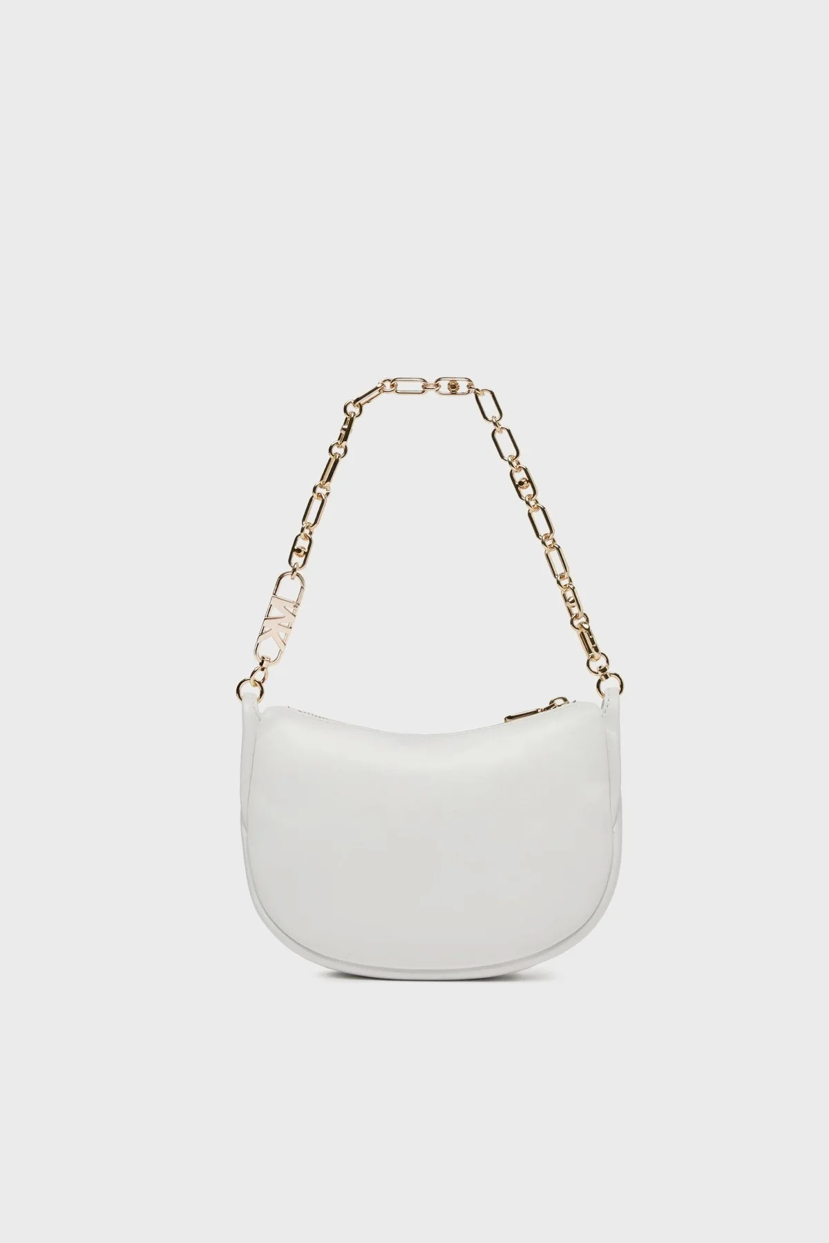 Michael Kors Logolu Zincir Askılı 32H3G8NC1L085 Bayan Çanta 32H3G8NC1L 085 BEYAZ - 5
