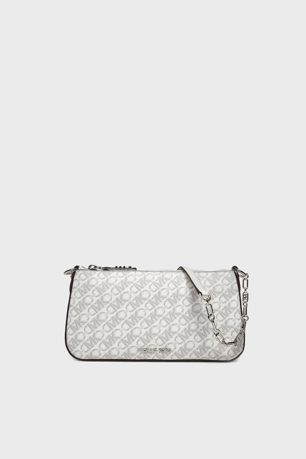 Michael Kors Logolu Zincir Askılı 32H3S8EW6V101 Bayan Çanta 32H3S8EW6V 101 BEYAZ - 1
