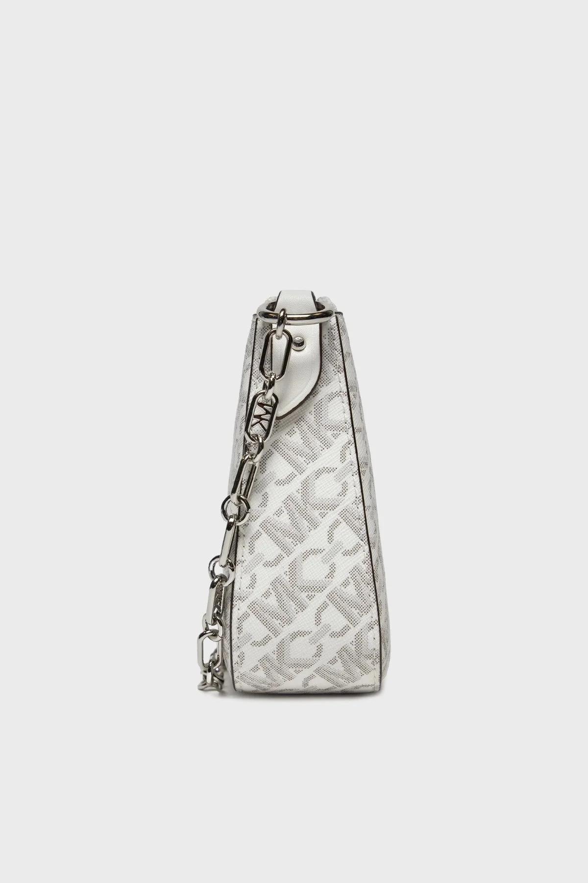 Michael Kors Logolu Zincir Askılı 32H3S8EW6V101 Bayan Çanta 32H3S8EW6V 101 BEYAZ - 4