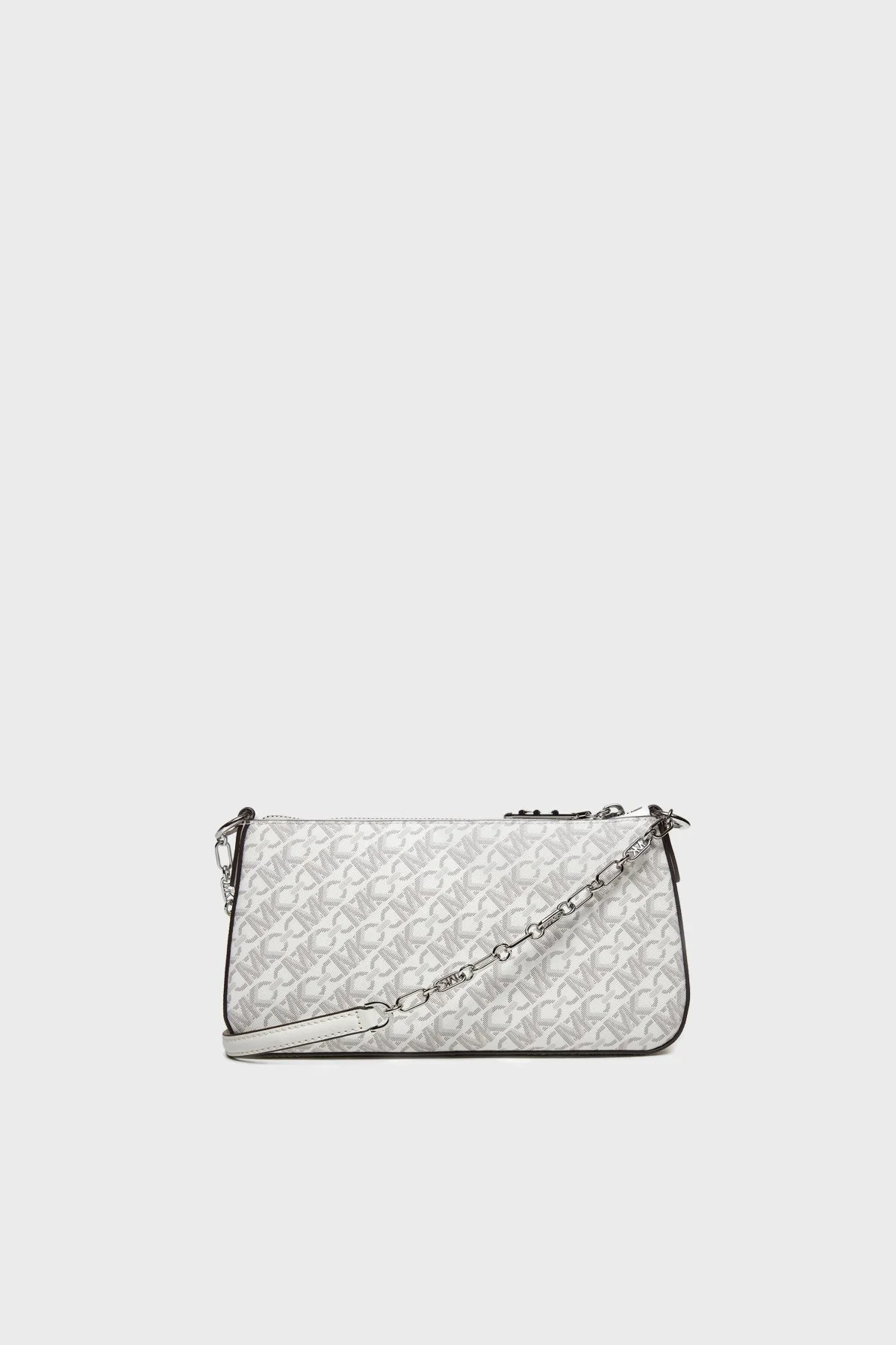 Michael Kors Logolu Zincir Askılı 32H3S8EW6V101 Bayan Çanta 32H3S8EW6V 101 BEYAZ - 5