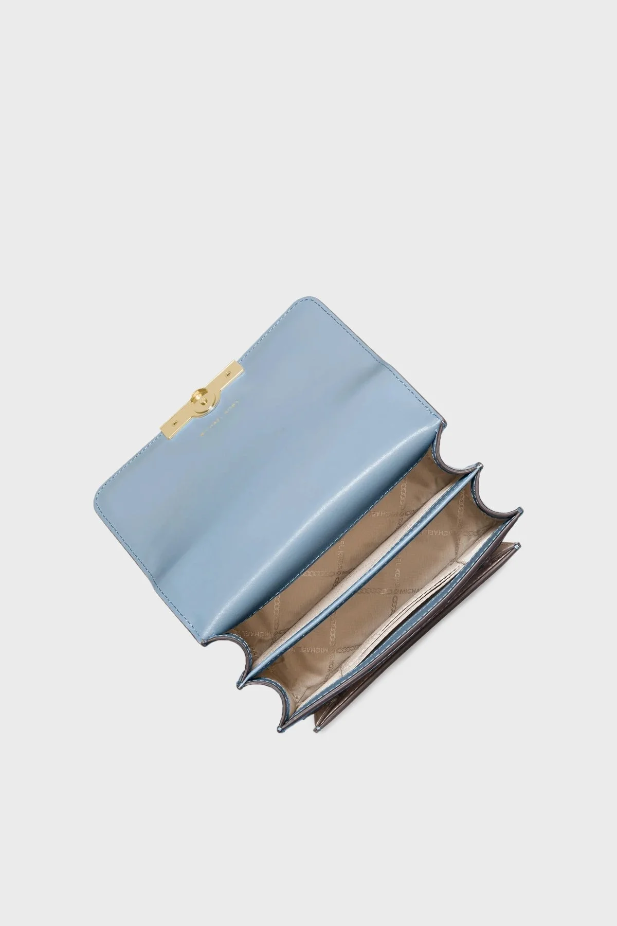 Michael Kors Logolu Zincir Askılı 32S9GJ4C0L487 Bayan Çanta 32S9GJ4C0L 487 MAVİ - 6