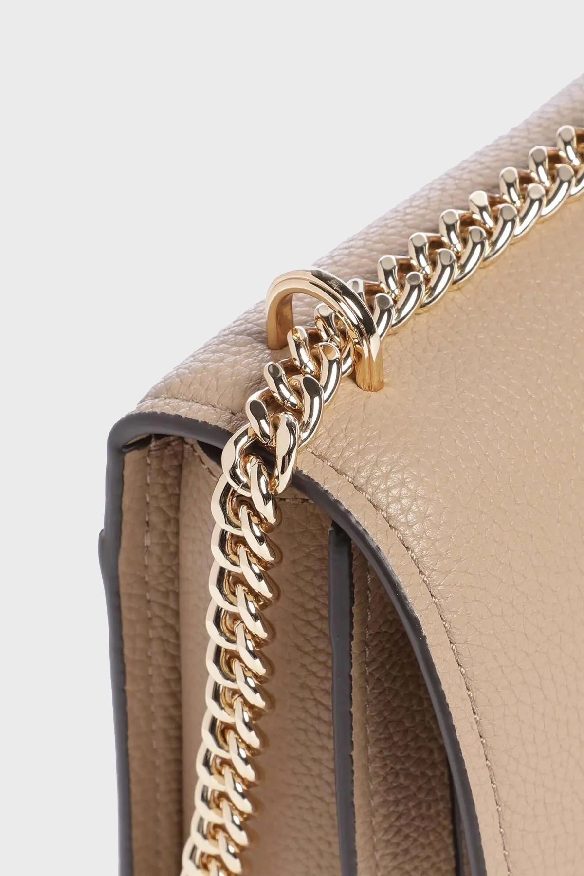 Michael Kors Logolu Zincir Askılı 32T4GC7C1T Bayan Çanta 32T4GC7C1T 222 BEJ - 10