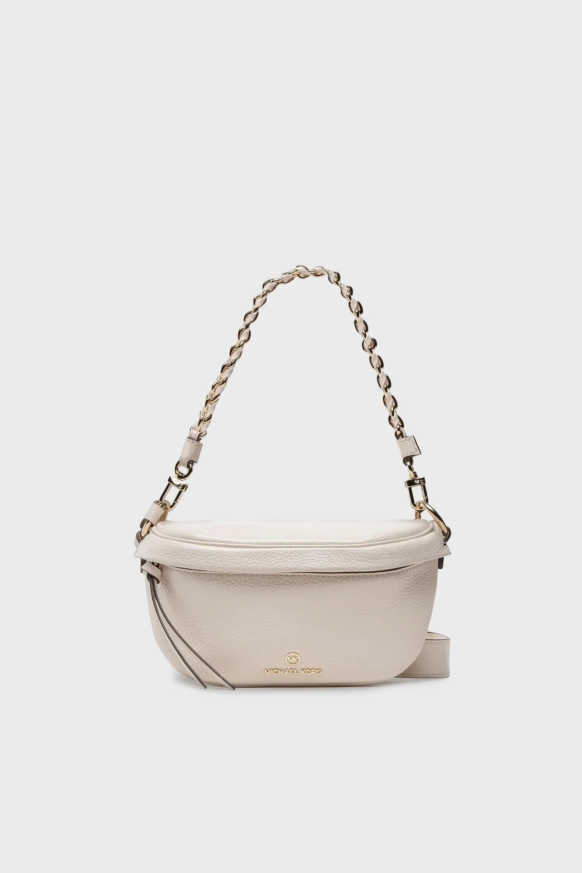 Michael Kors Logolu Zincir Askılı Deri 30S2L04M1L289 Bayan Çanta 30S2L04M1L 289 KREM - 1