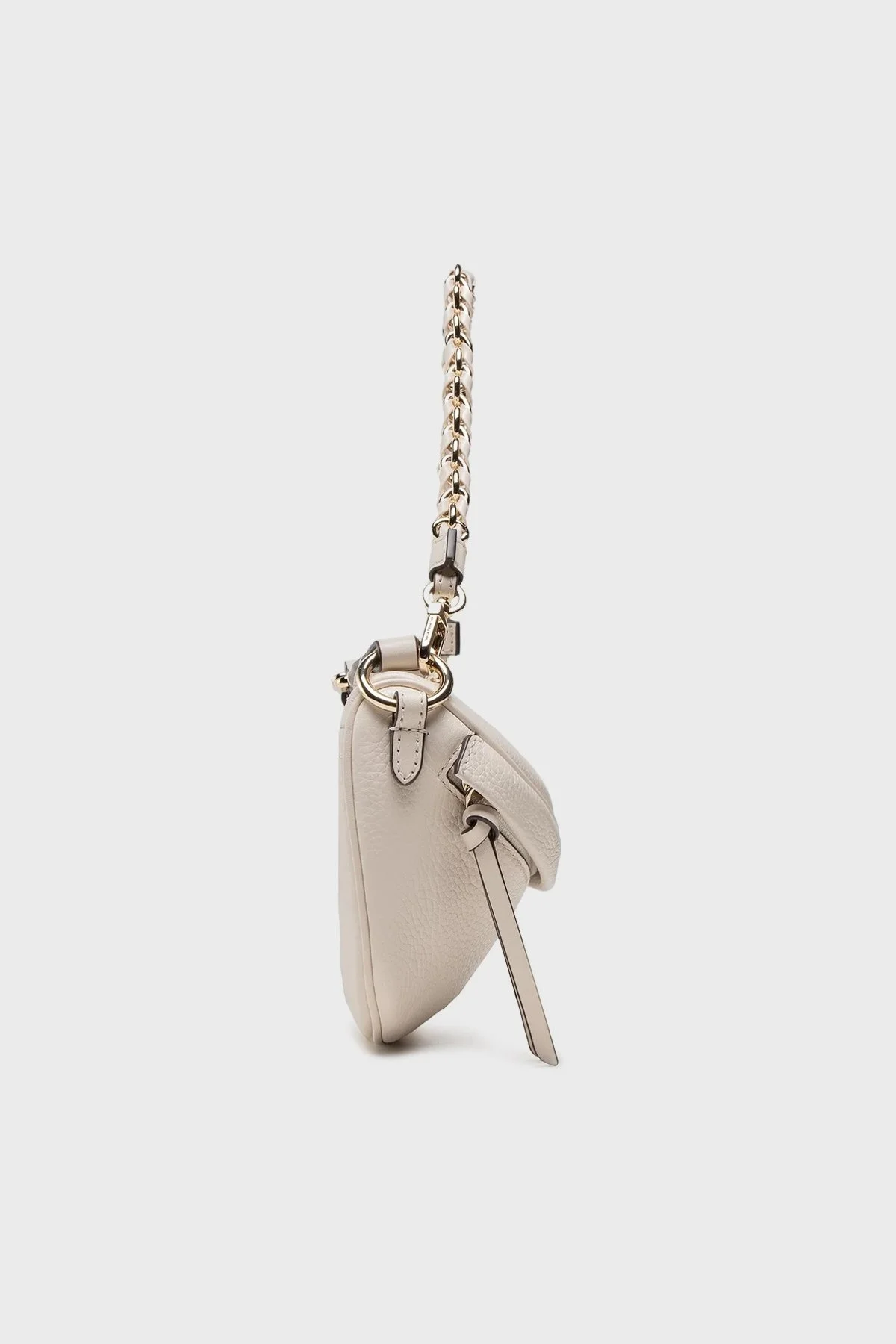 Michael Kors Logolu Zincir Askılı Deri 30S2L04M1L289 Bayan Çanta 30S2L04M1L 289 KREM - 5