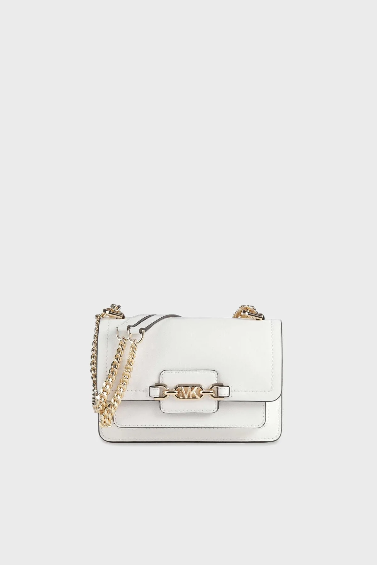 Michael Kors Logolu Zincir Askılı Deri 32S2G7HC0L085 Bayan Çanta 32S2G7HC0L 085 BEYAZ - 1