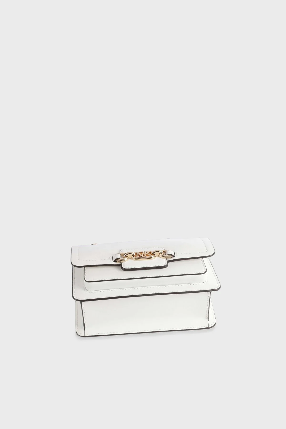 Michael Kors Logolu Zincir Askılı Deri 32S2G7HC0L085 Bayan Çanta 32S2G7HC0L 085 BEYAZ - 4