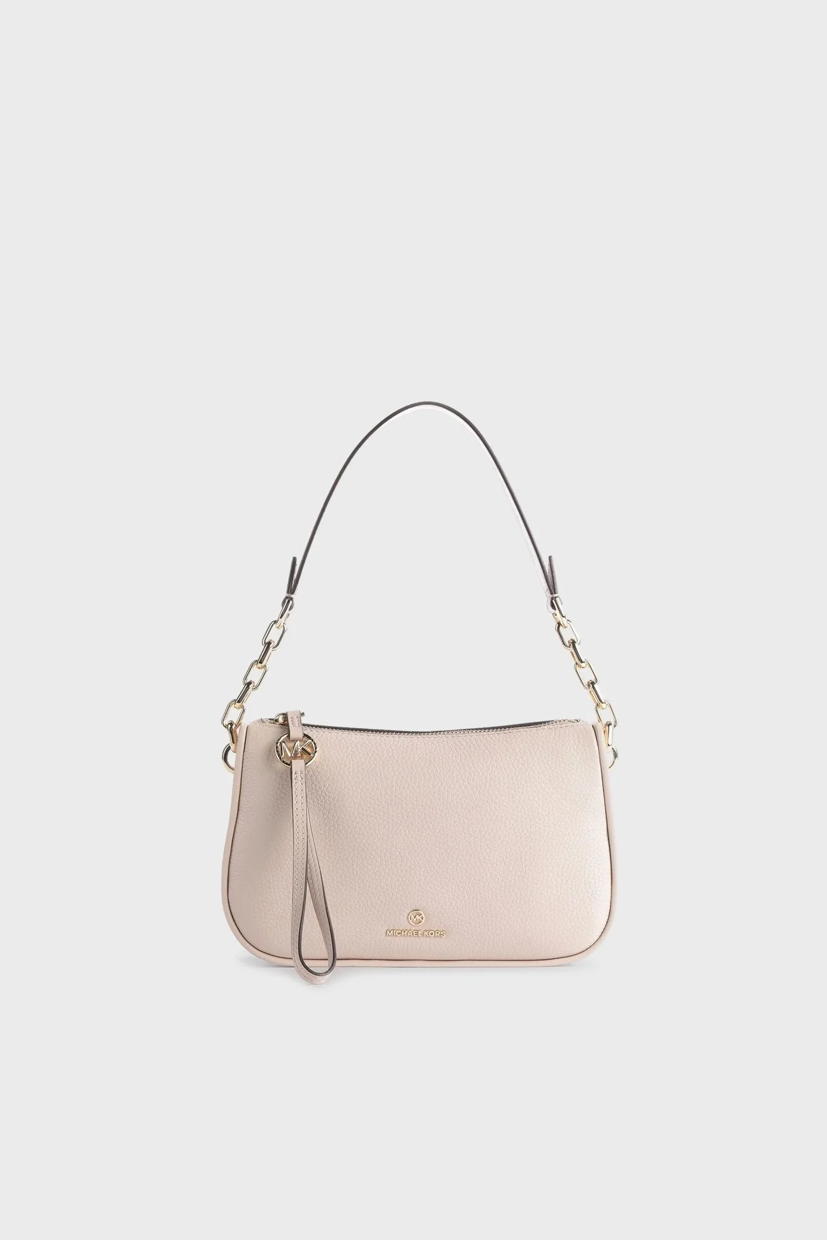 Michael Kors Logolu Zincir Askılı Deri 32T2GT9U3L187 Bayan Çanta 32T2GT9U3L 187 PUDRA - 1