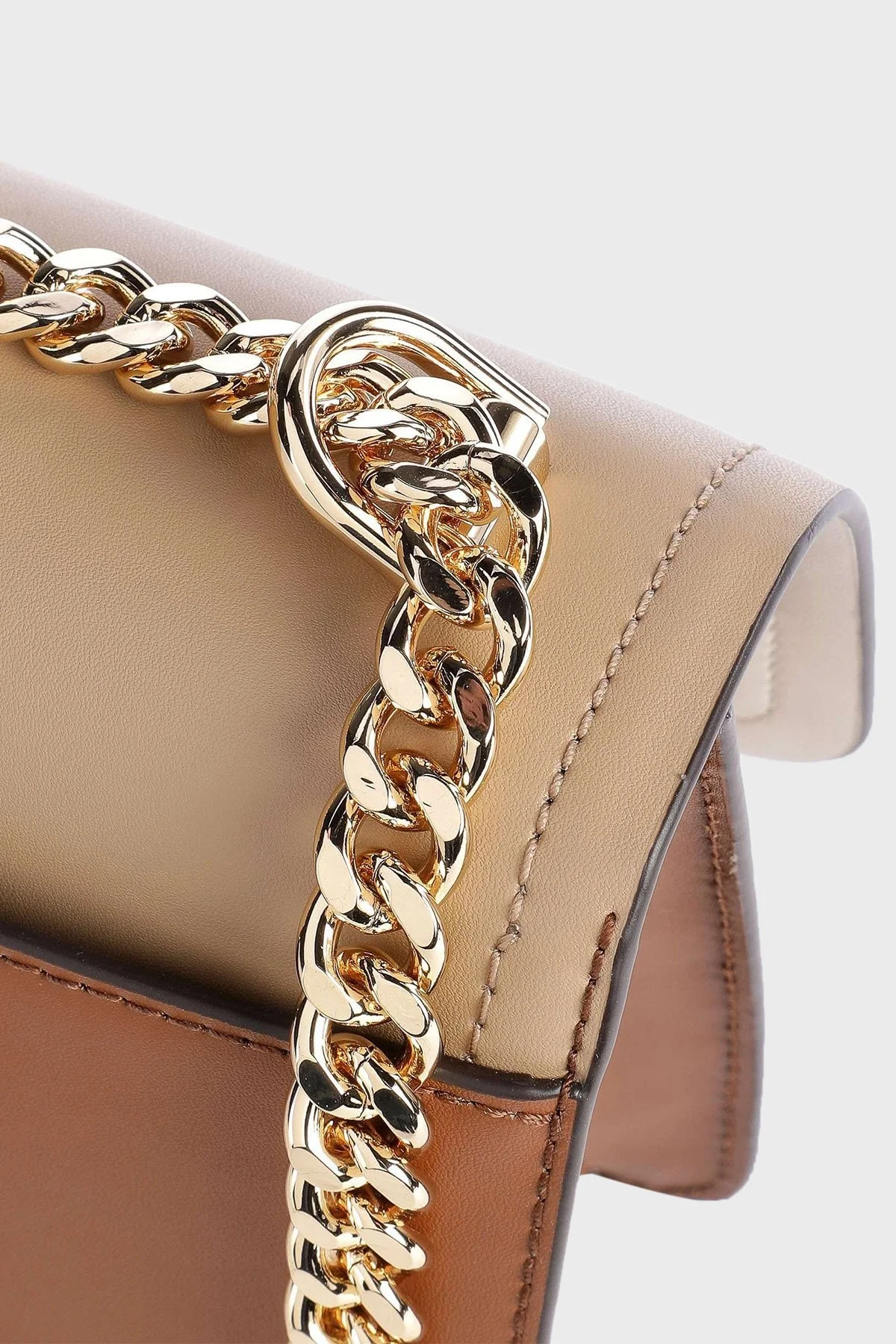 Michael Kors Logolu Zincir Askılı Hakiki Deri 30S2G7HL3T260 Bayan Çanta 30S2G7HL3T 260 TABA - 4