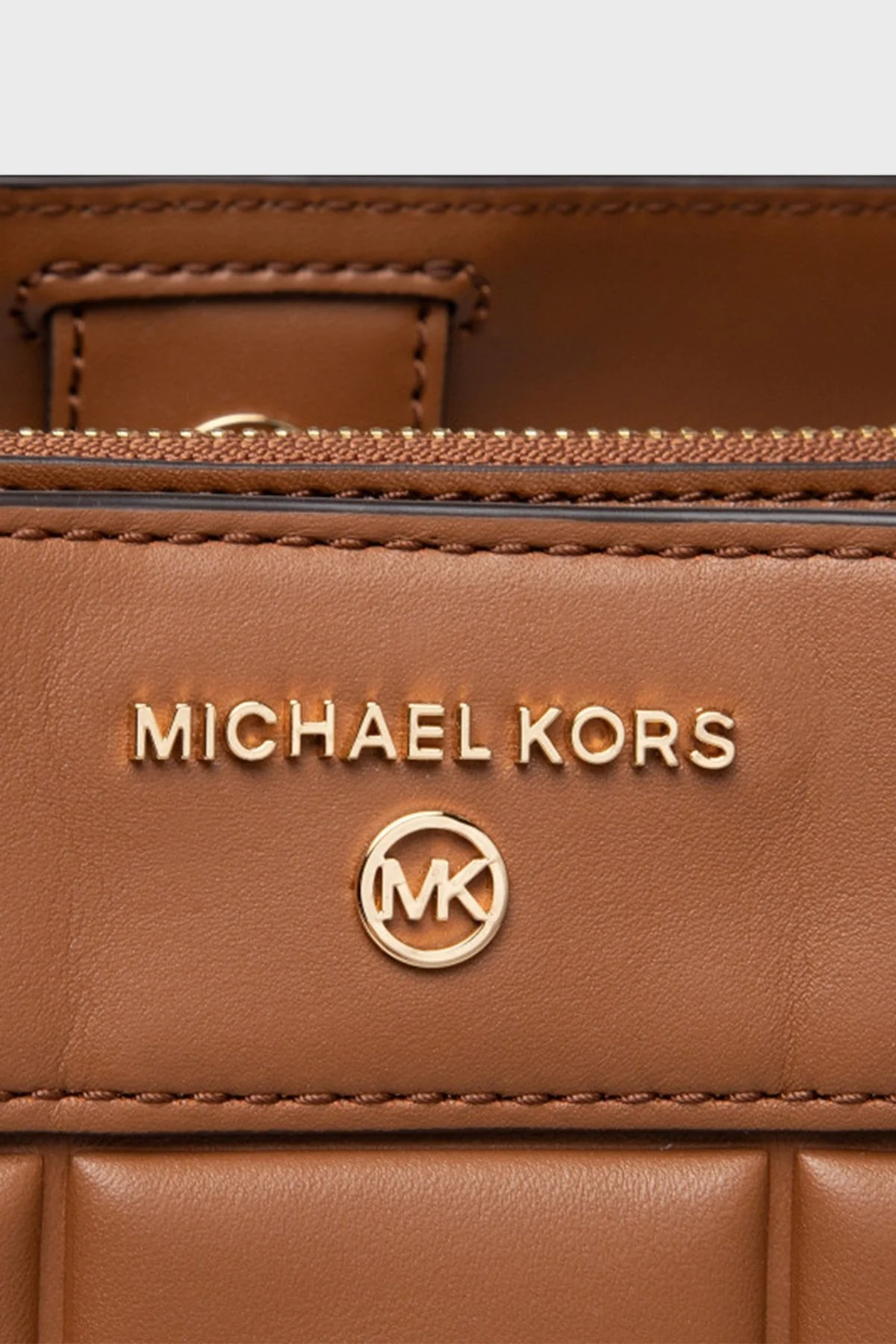 Michael Kors Logolu Zincir Askılı Hakiki Deri Susan Bayan Çanta 30F1GUSL6L 230 TABA - 7