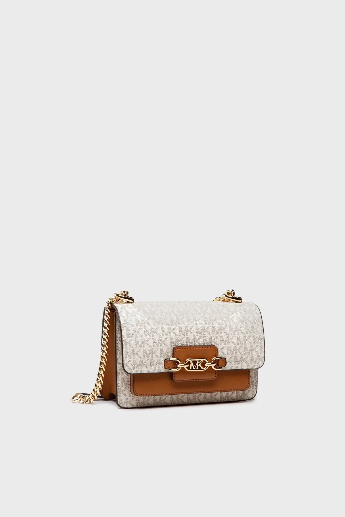 Michael Kors Logolu Zincir Askılı Heather Bayan Çanta 32S2G7HC0B 149 VANİLYA - 3