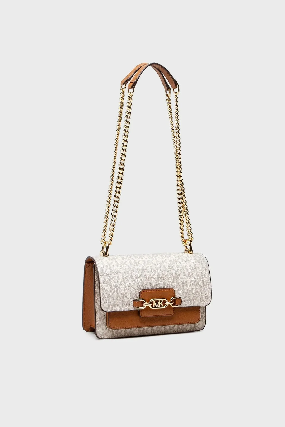Michael Kors Logolu Zincir Askılı Heather Bayan Çanta 32S2G7HC0B 149 VANİLYA - 4