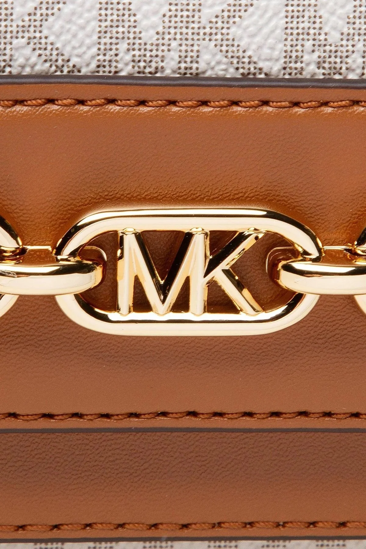 Michael Kors Logolu Zincir Askılı Heather Bayan Çanta 32S2G7HC0B 149 VANİLYA - 5
