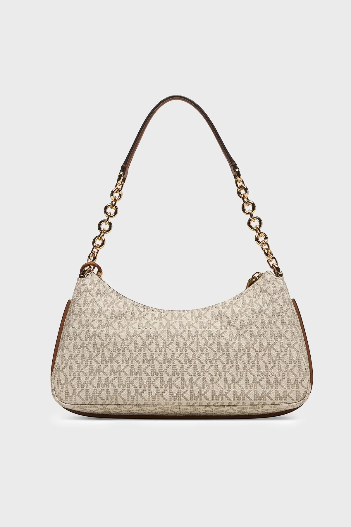 Michael Kors Logolu Zincir Askılı Kadın Çanta 32R6GY5W6B 149 EKRU - 3