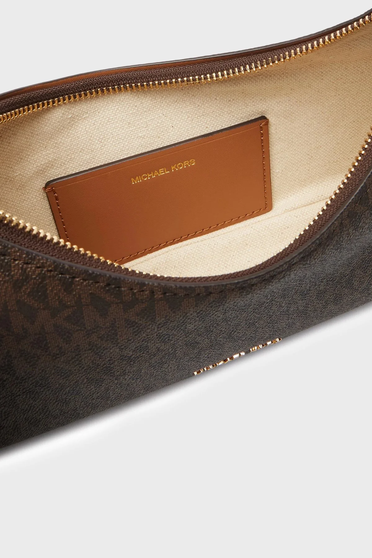 Michael Kors Logolu Zincir Askılı Kadın Çanta 32R6GY5W6B 252 KAHVE - 6