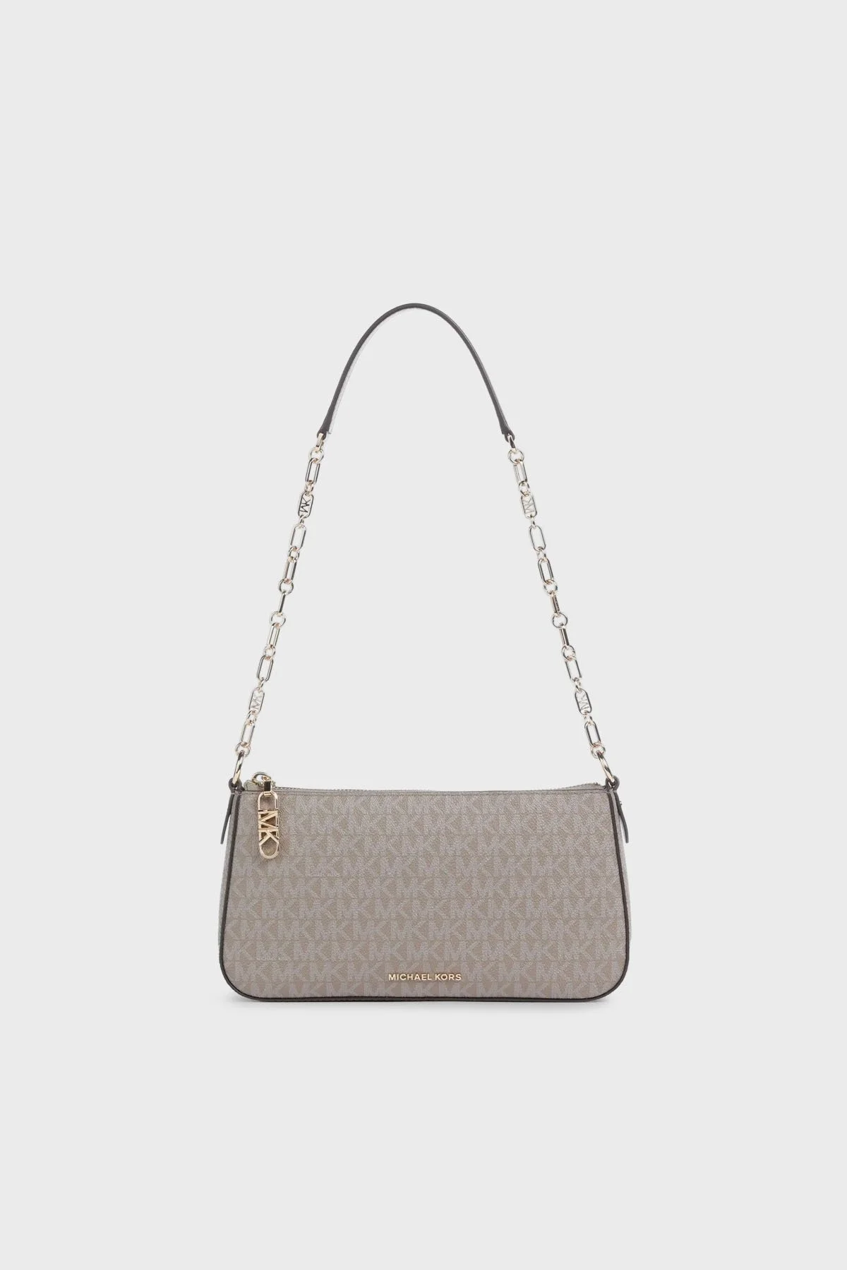 Michael Kors Logolu Zincir Askılı Mini 32T5G8EW6V115 Bayan Çanta 32T5G8EW6V 115 GRİ - 1