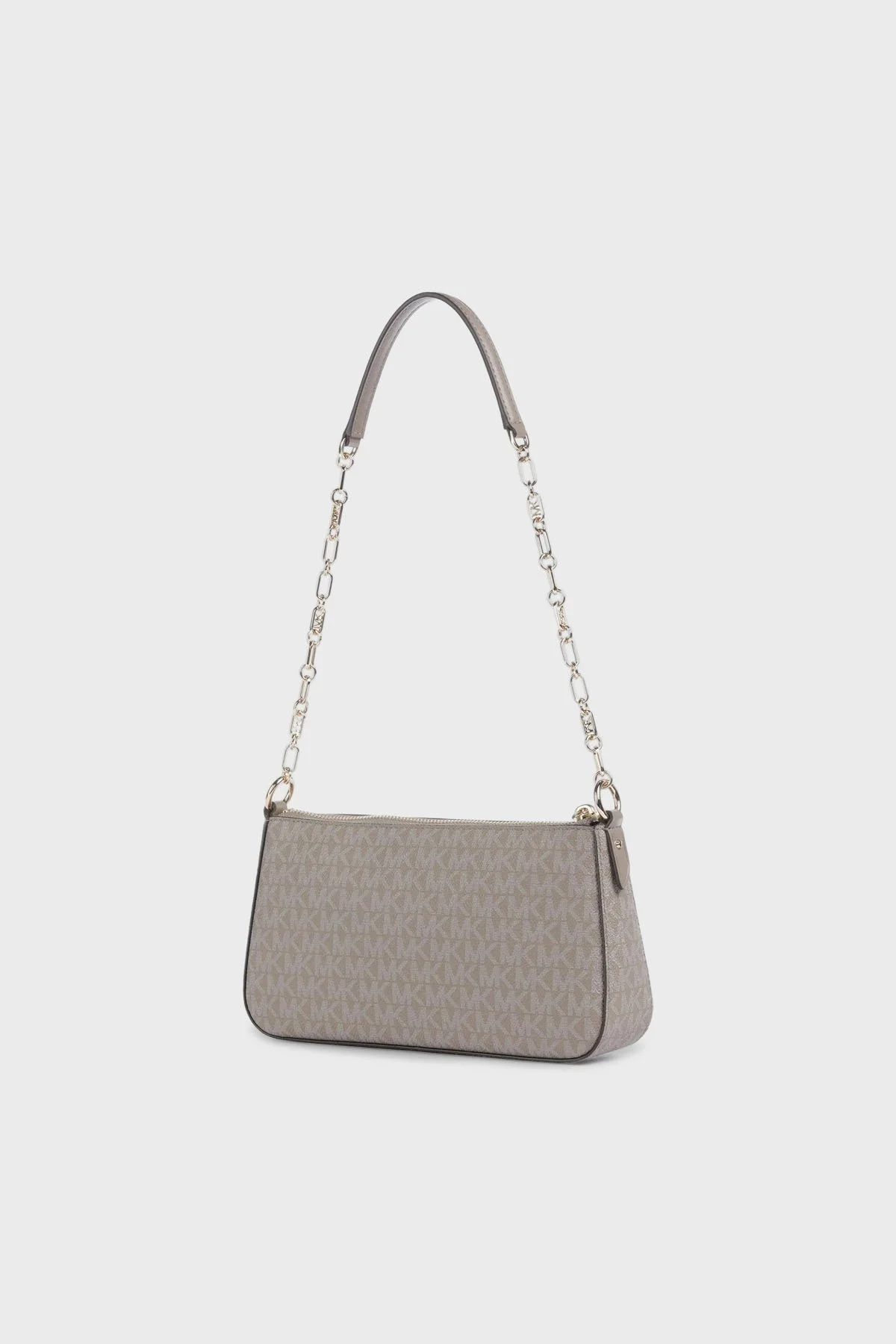 Michael Kors Logolu Zincir Askılı Mini 32T5G8EW6V115 Bayan Çanta 32T5G8EW6V 115 GRİ - 2