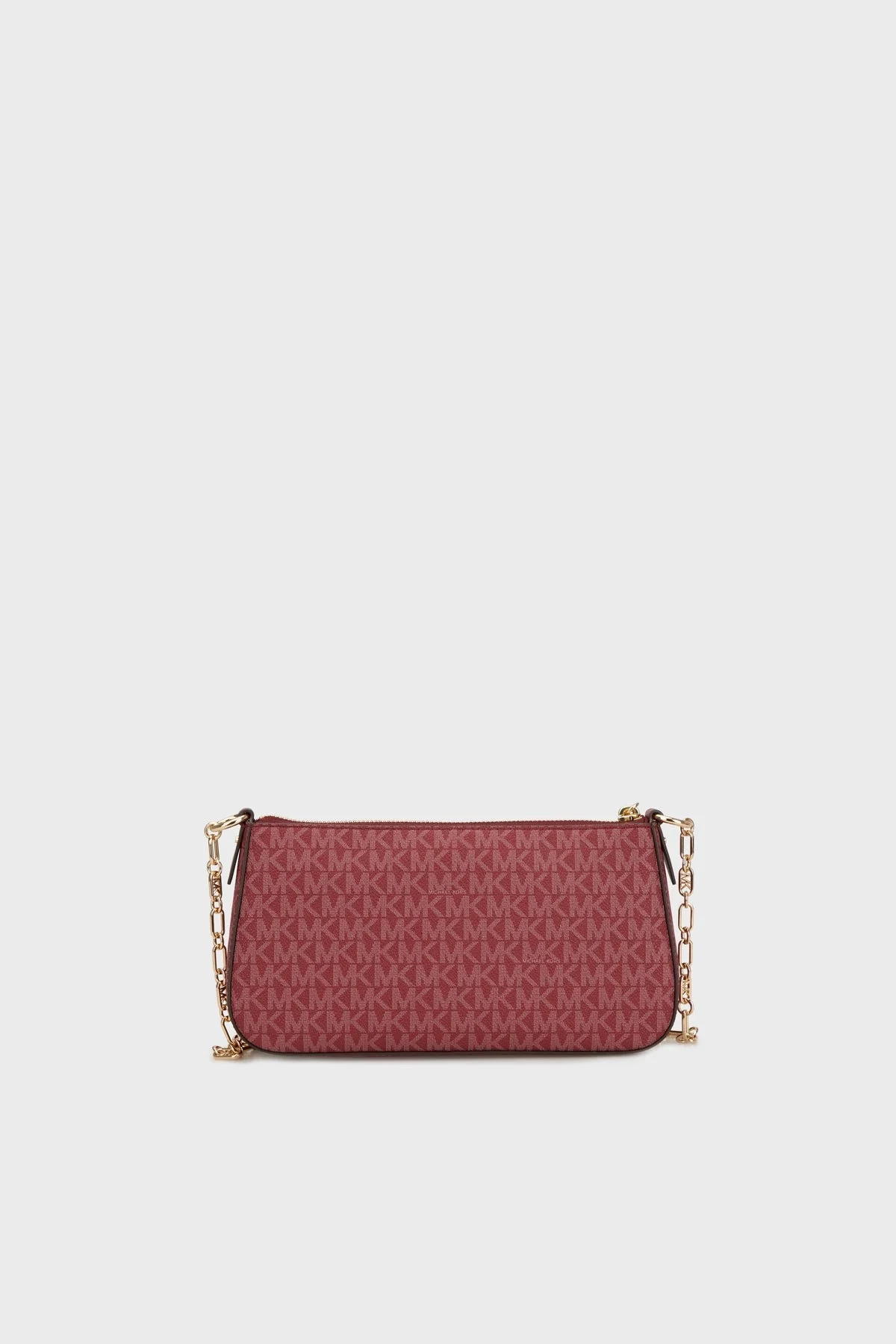 Michael Kors Logolu Zincir Askılı Mini 32T5G8EW6V691 Bayan Çanta 32T5G8EW6V 691 BORDO - 2