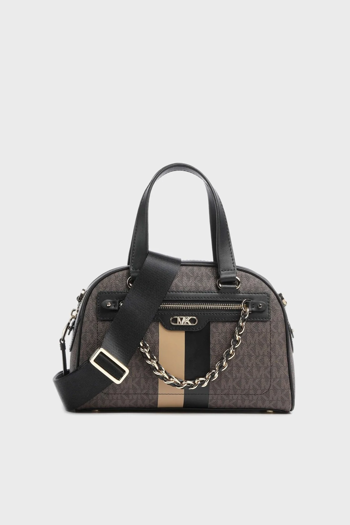 Michael Kors Zincir Detaylı Hakiki Deri 30F3G6WS1B049 Bayan Çanta 30F3G6WS1B 049 SİYAH - 1