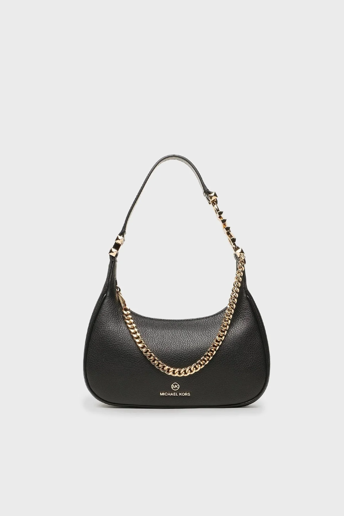 Michael Kors Logolu Zincir Detaylı Hakiki Deri Bayan Çanta 32F2GP1C1L 001 SİYAH - 1