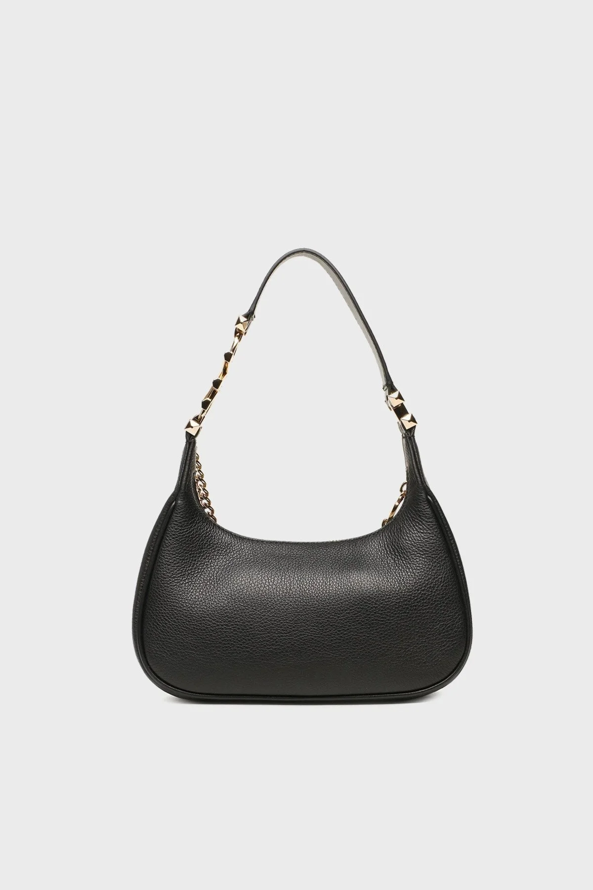 Michael Kors Logolu Zincir Detaylı Hakiki Deri Bayan Çanta 32F2GP1C1L 001 SİYAH - 3