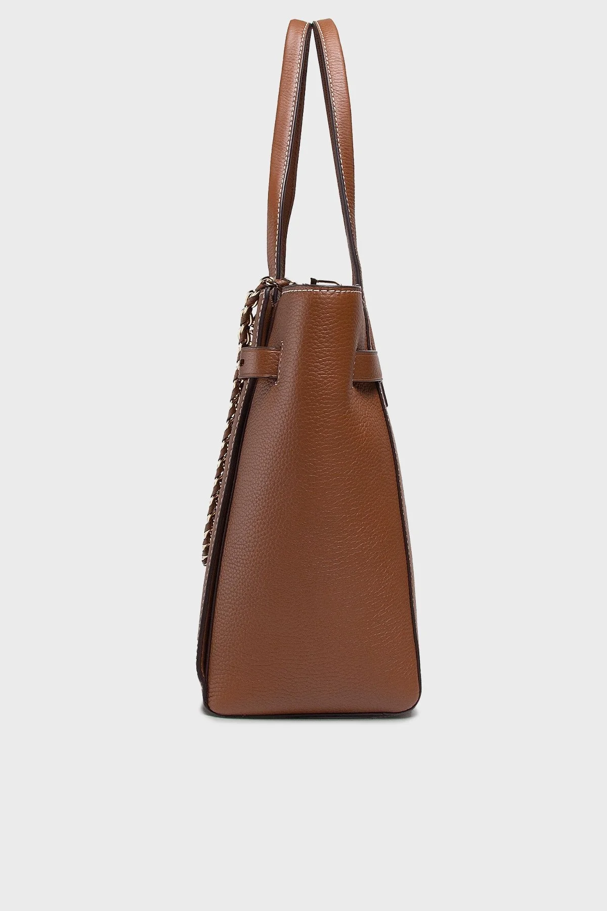 Michael Kors Logolu Zincir Detaylı Hakiki Deri Carmen Bayan Çanta 30S1GNMT3L 230 TABA - 3