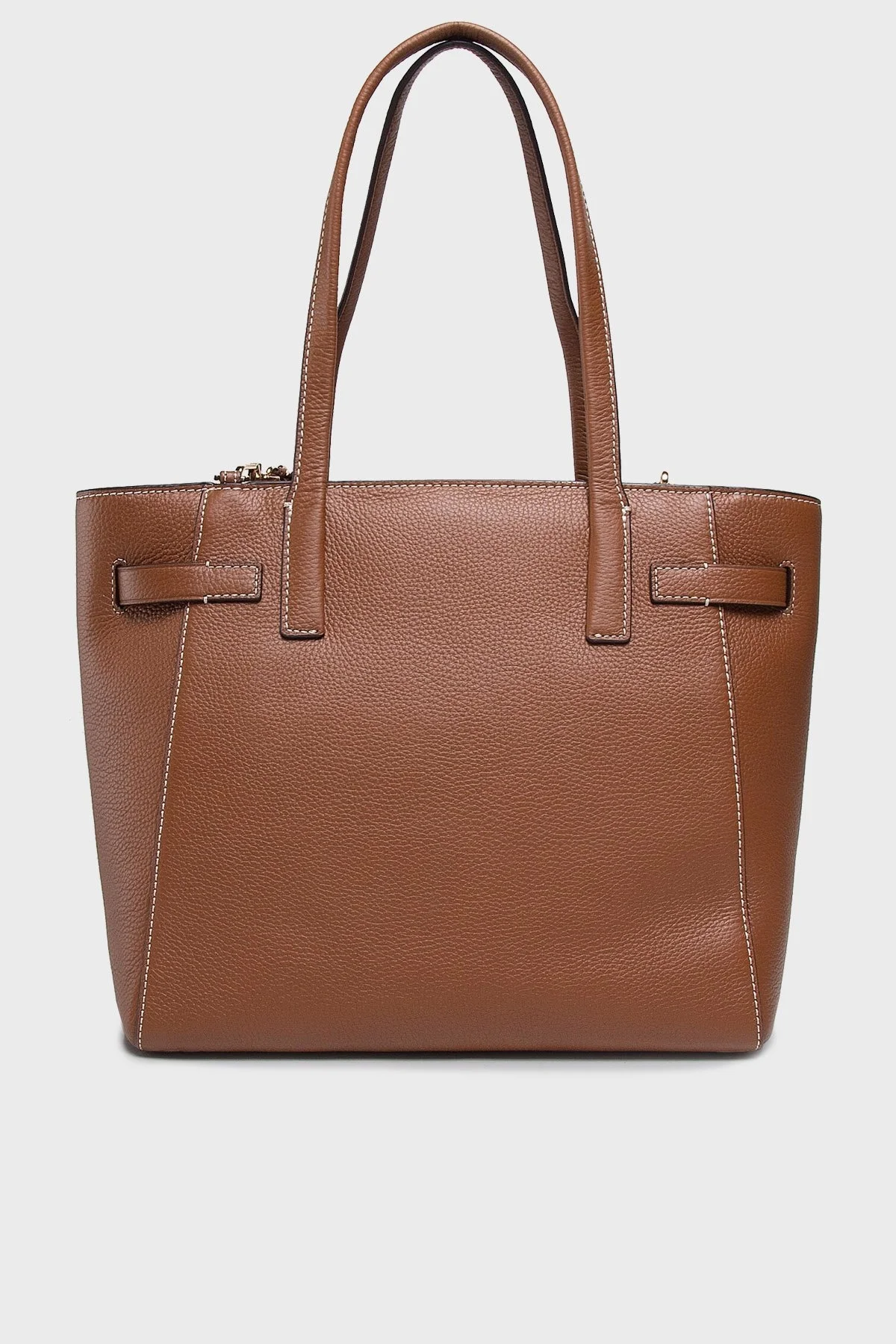 Michael Kors Logolu Zincir Detaylı Hakiki Deri Carmen Bayan Çanta 30S1GNMT3L 230 TABA - 4