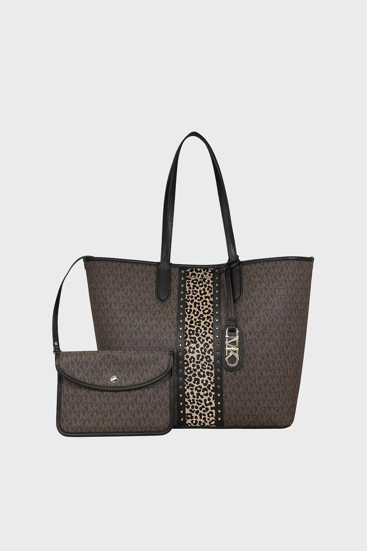 Michael Kors Mini Bölmeli Logolu 30F3GZAT7B212 Bayan Çanta 30F3GZAT7B 212 KAHVE - 1