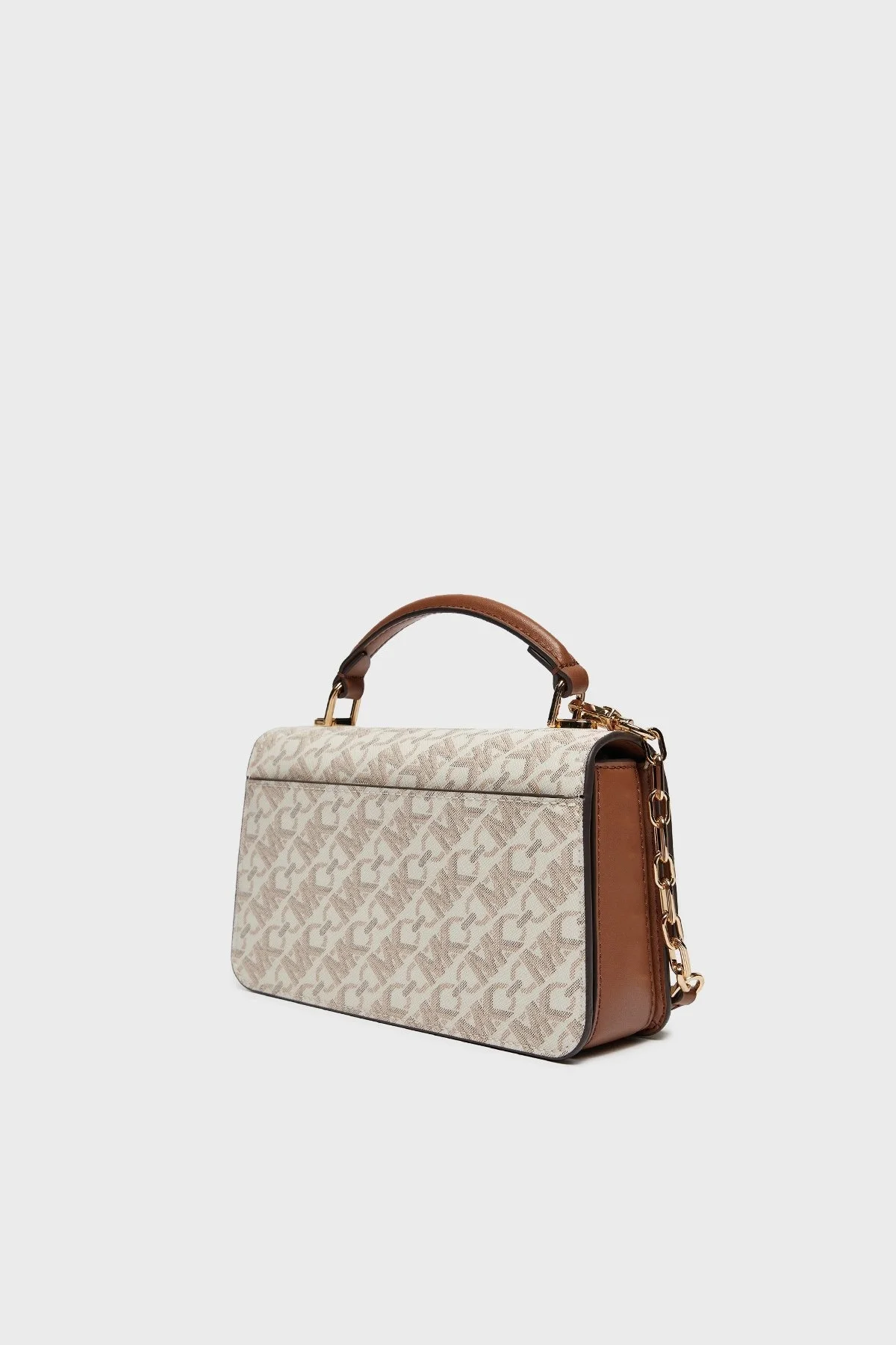 Michael Kors Monogram Logolu Çıkarılabilir Askılı 32T4GD8C5B099 Bayan Çanta 32T4GD8C5B 099 EKRU - 3