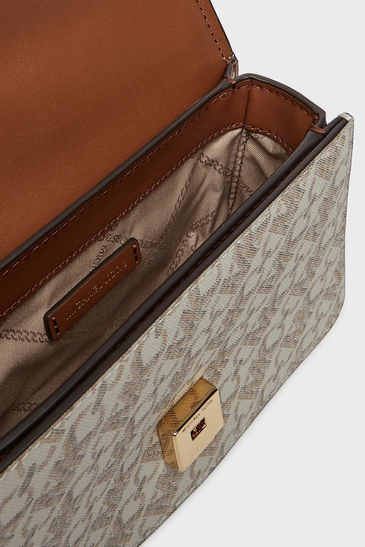 Michael Kors Monogram Logolu Çıkarılabilir Askılı 32T4GD8C5B099 Bayan Çanta 32T4GD8C5B 099 EKRU - 4