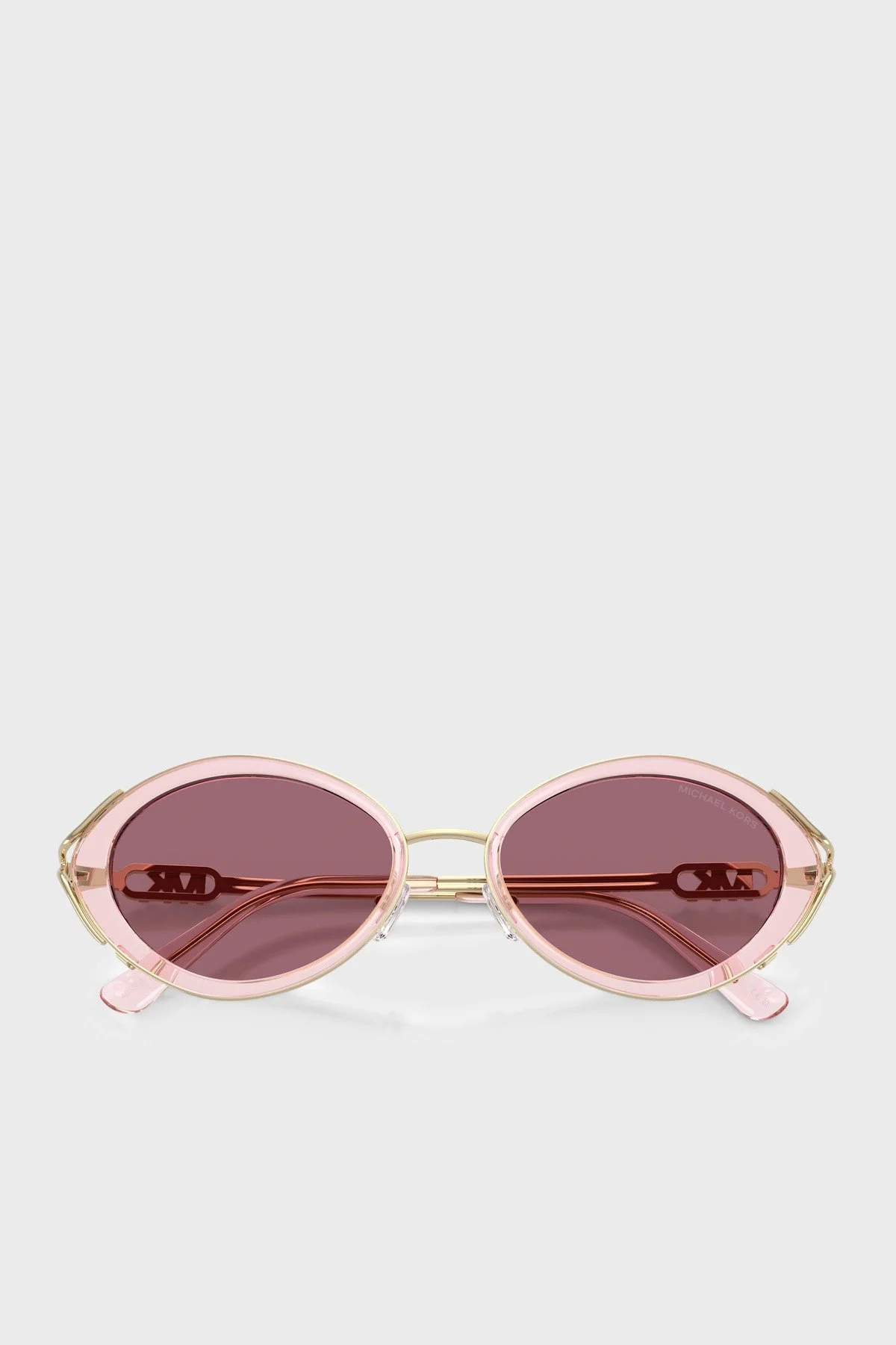 Michael Kors Oval Güneş 0MK117940581A53 Kadın Gözlük 0MK1179 40581A 53 Pembe - 2