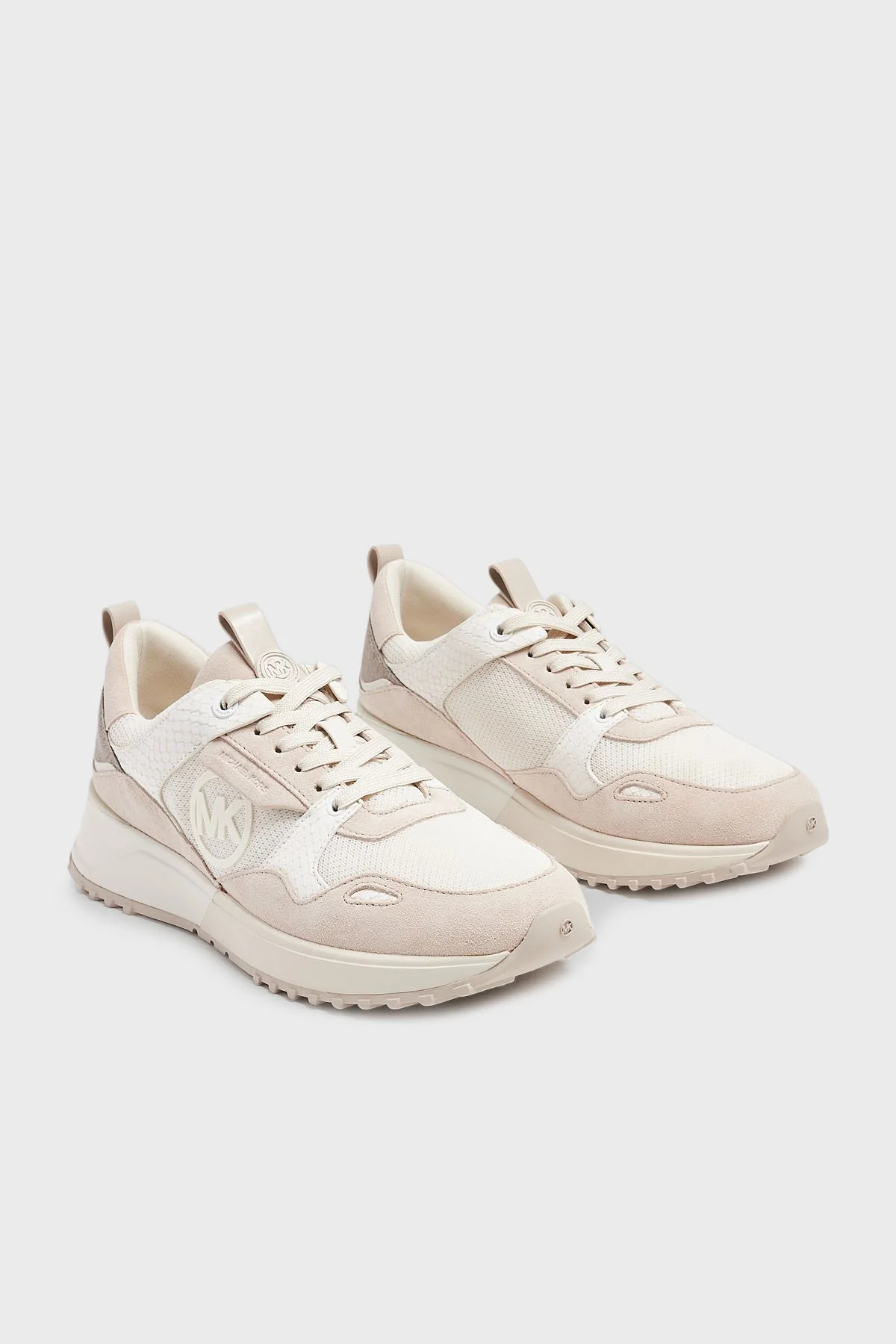 Michael Kors Sneaker 43T4THFS3D725 Kadın Ayakkabı 43T4THFS3D 725 EKRU - 3