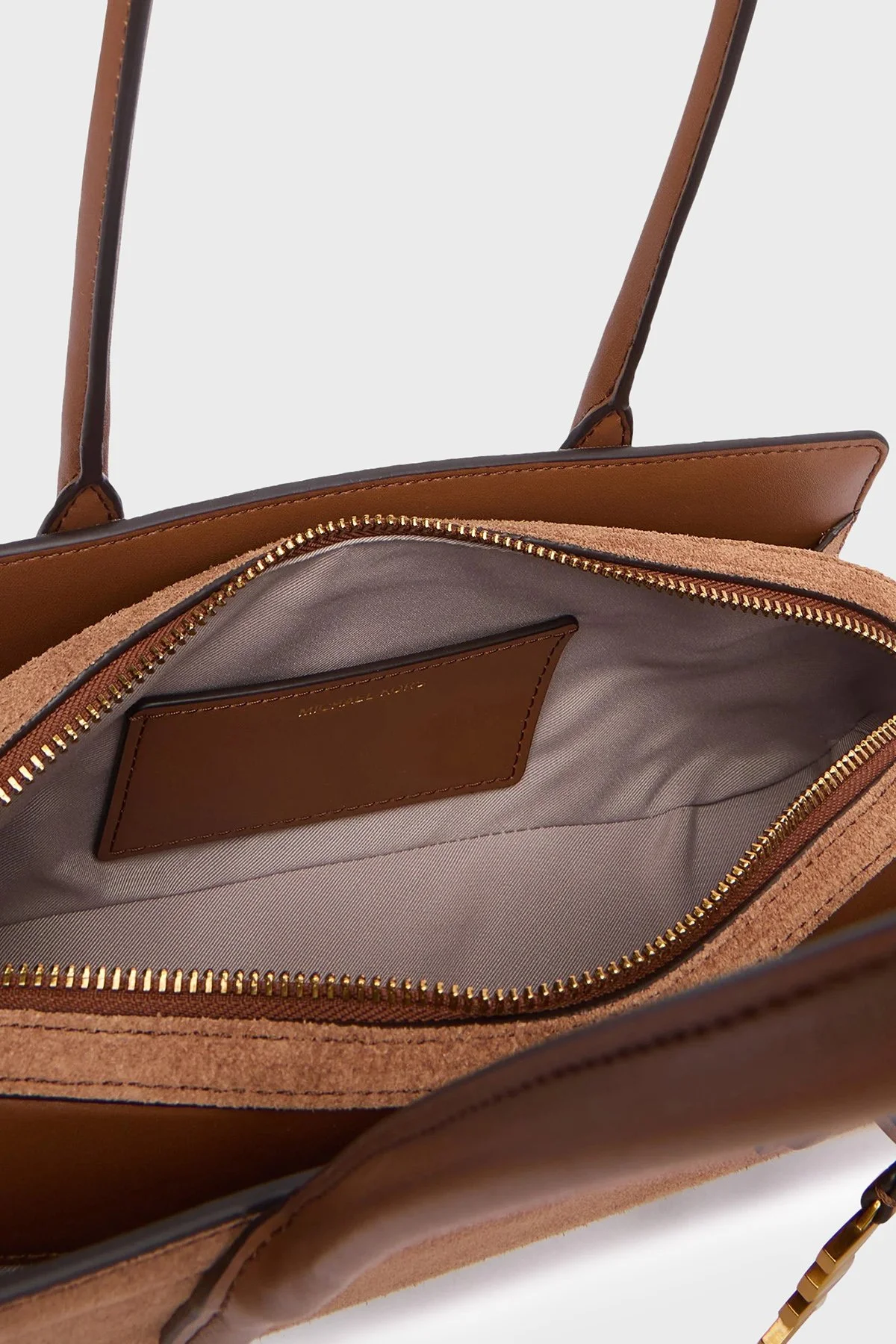 Michael Kors Süet Deri Omuz Askılı 30T6A9IT0S230 Kadın Çanta 30T6A9IT0S 230 Taba - 5