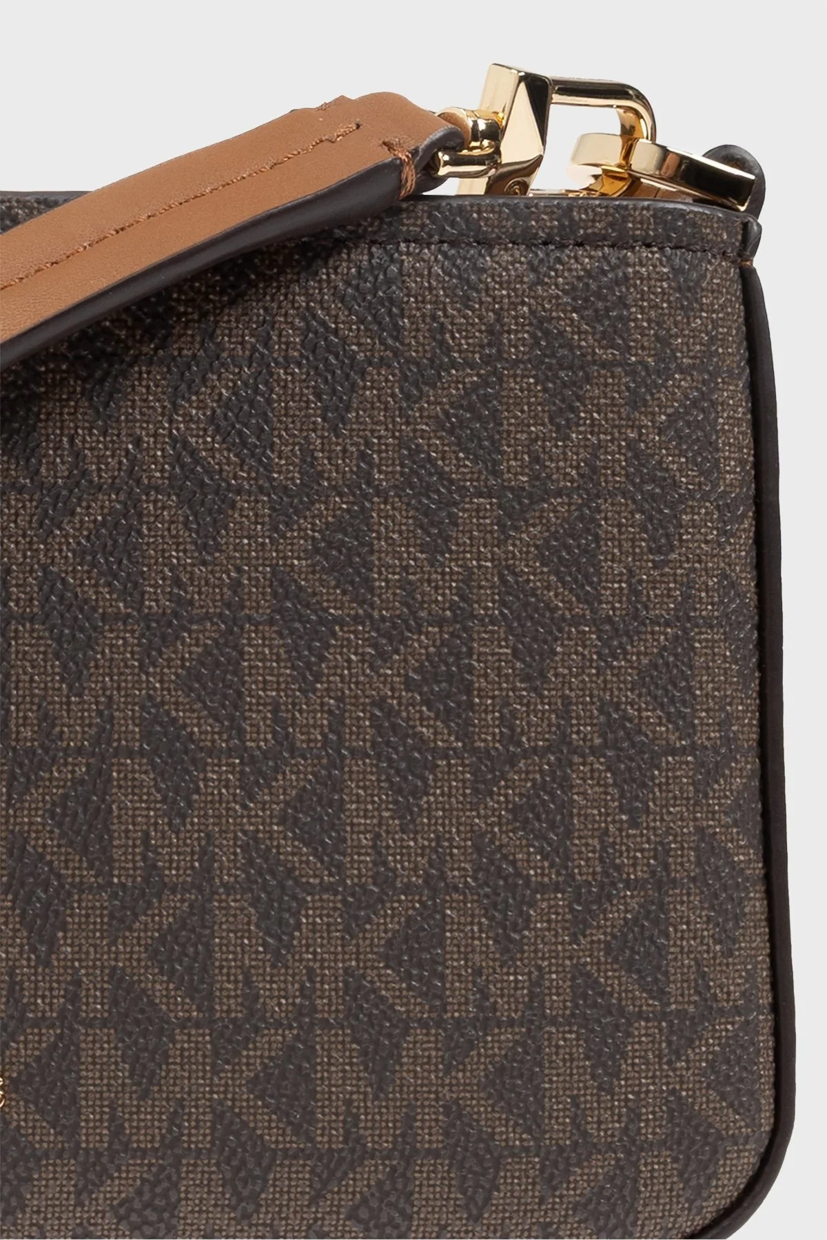 Michael Kors Tamamı Logolu Çıkarılabilir Askılı Bayan Çanta 32S5GYTU0B 252 KAHVE - 12