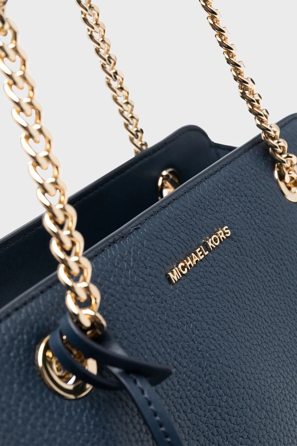 Michael Kors Zincir Askı Detaylı Deri 30F3G6JT6L406 Bayan Çanta 30F3G6JT6L 406 LACİVERT - 3