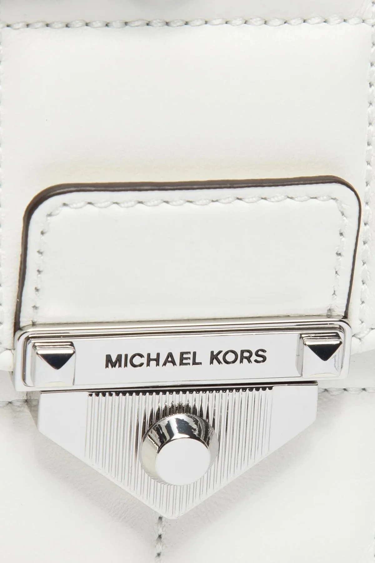 Michael Kors Zincir Askılı Deri 30F0S1SL3L085 Bayan Çanta 30F0S1SL3L 085 BEYAZ - 2