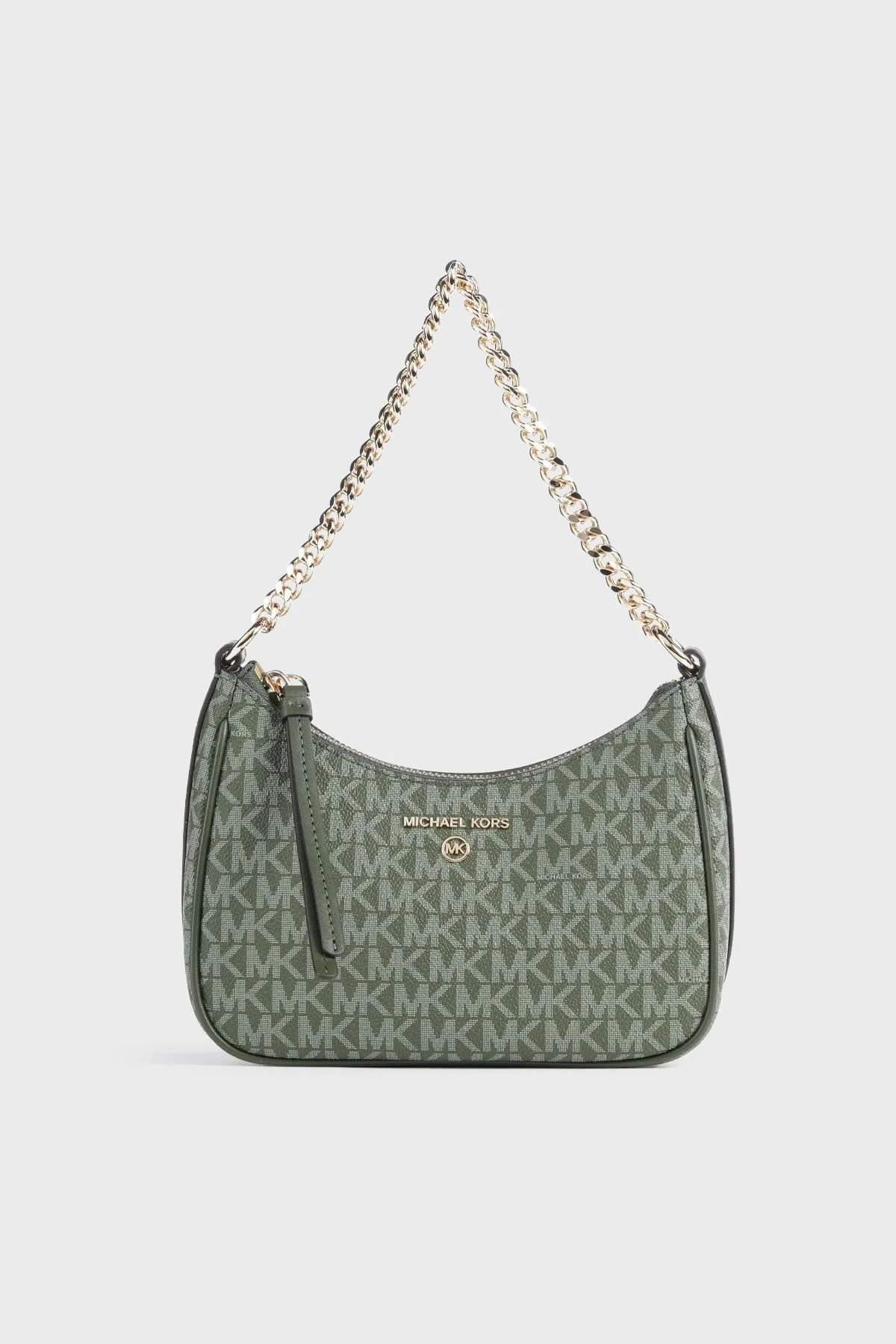 Michael Kors Zincir Askılı Fermuarlı 32H1GT9C1V386 Bayan Çanta 32H1GT9C1V 386 YEŞİL - 1