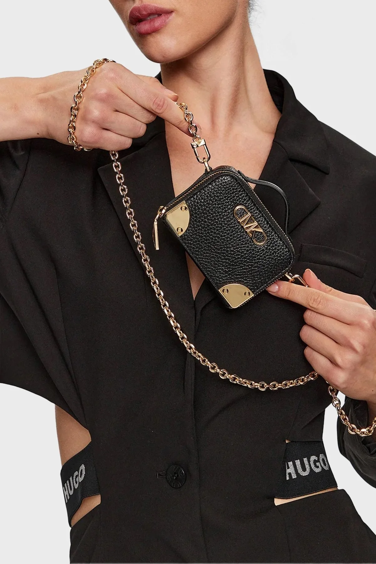 Michael Kors Zincir Askılı Mini 32F3G9EC0L001 Bayan Çanta 32F3G9EC0L 001 SİYAH - 2