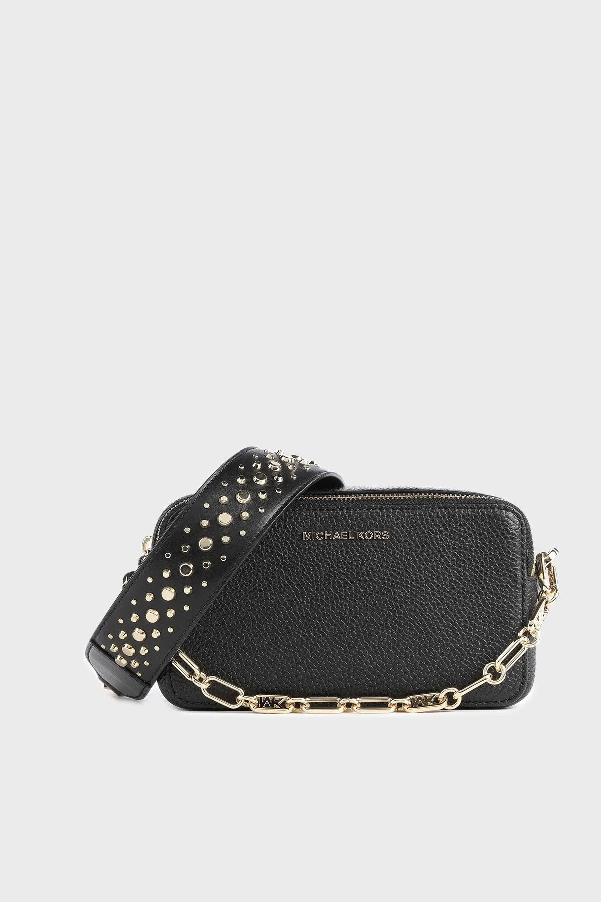 Michael Kors Zincirli Çıkarılabilir Omuz Askılı Deri 32F3GJ6C1L001 Bayan Çanta 32F3GJ6C1L 001 SİYAH - 1