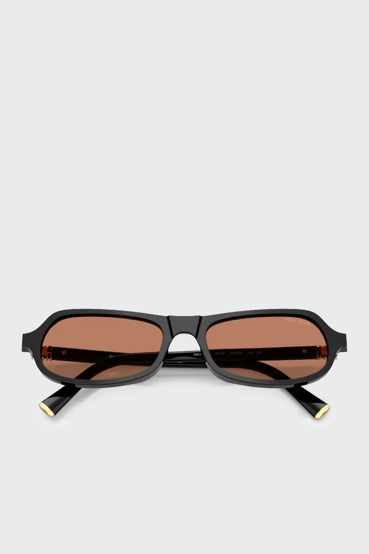 Mıu Mıu Asimetrik Güneş Kadın Gözlük 0MUB10S U16K90Q 55 SİYAH - 5