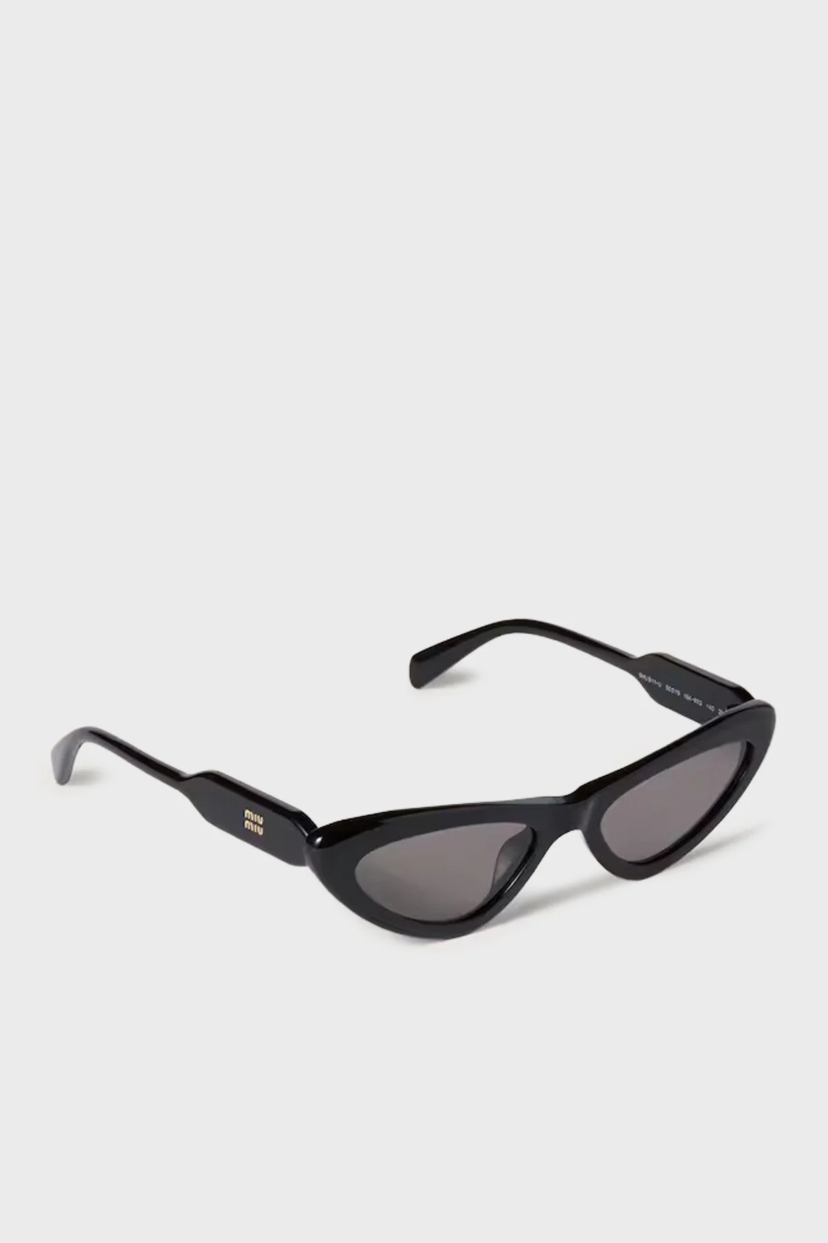 Miu Miu Cat Eye Güneş Kadın Gözlük 0MUB11S U16K80Q 55 SİYAH - 3
