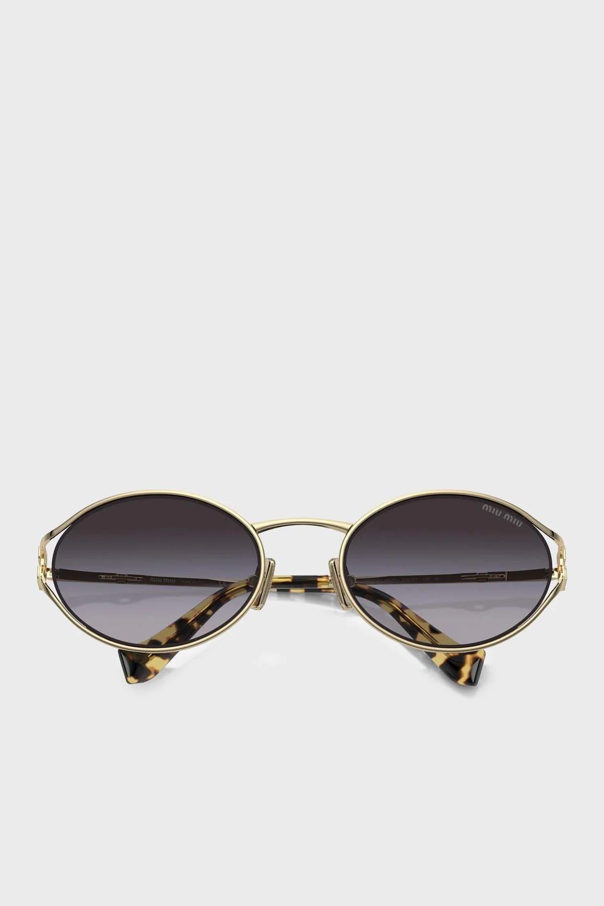 Miu Miu Logo Detaylı Bayan Gözlük 0MU52YS ZVN5D1 54 Altın - 5