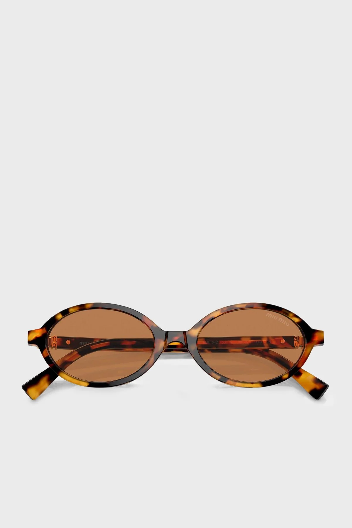 Miu Miu Logo Detaylı Güneş Bayan Gözlük 0MU 04ZS 19P2Z1 50 Kaplumbağa kabuğu - 7