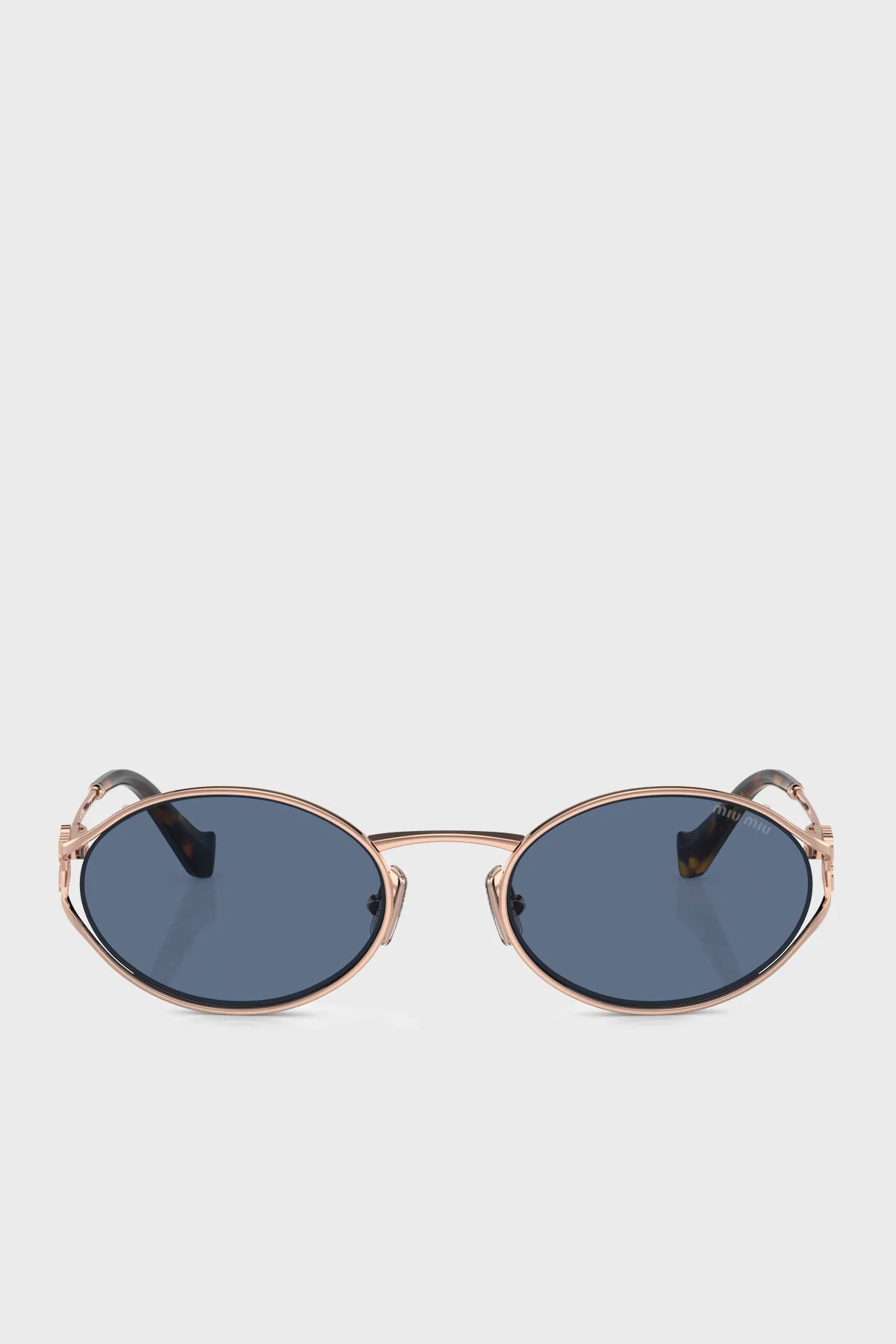 Miu Miu Logo Detaylı Güneş Bayan Gözlük 0MU 52YS ZVF1V1 54 Altın - 5