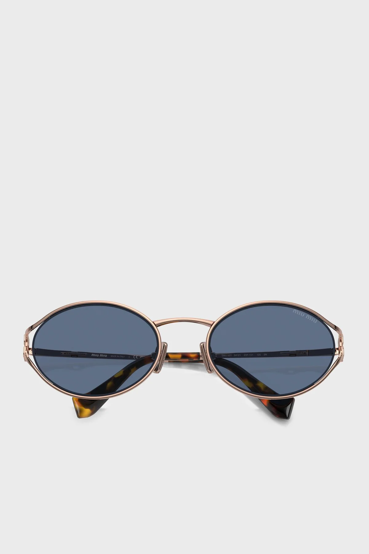 Miu Miu Logo Detaylı Güneş Bayan Gözlük 0MU 52YS ZVF1V1 54 Altın - 7