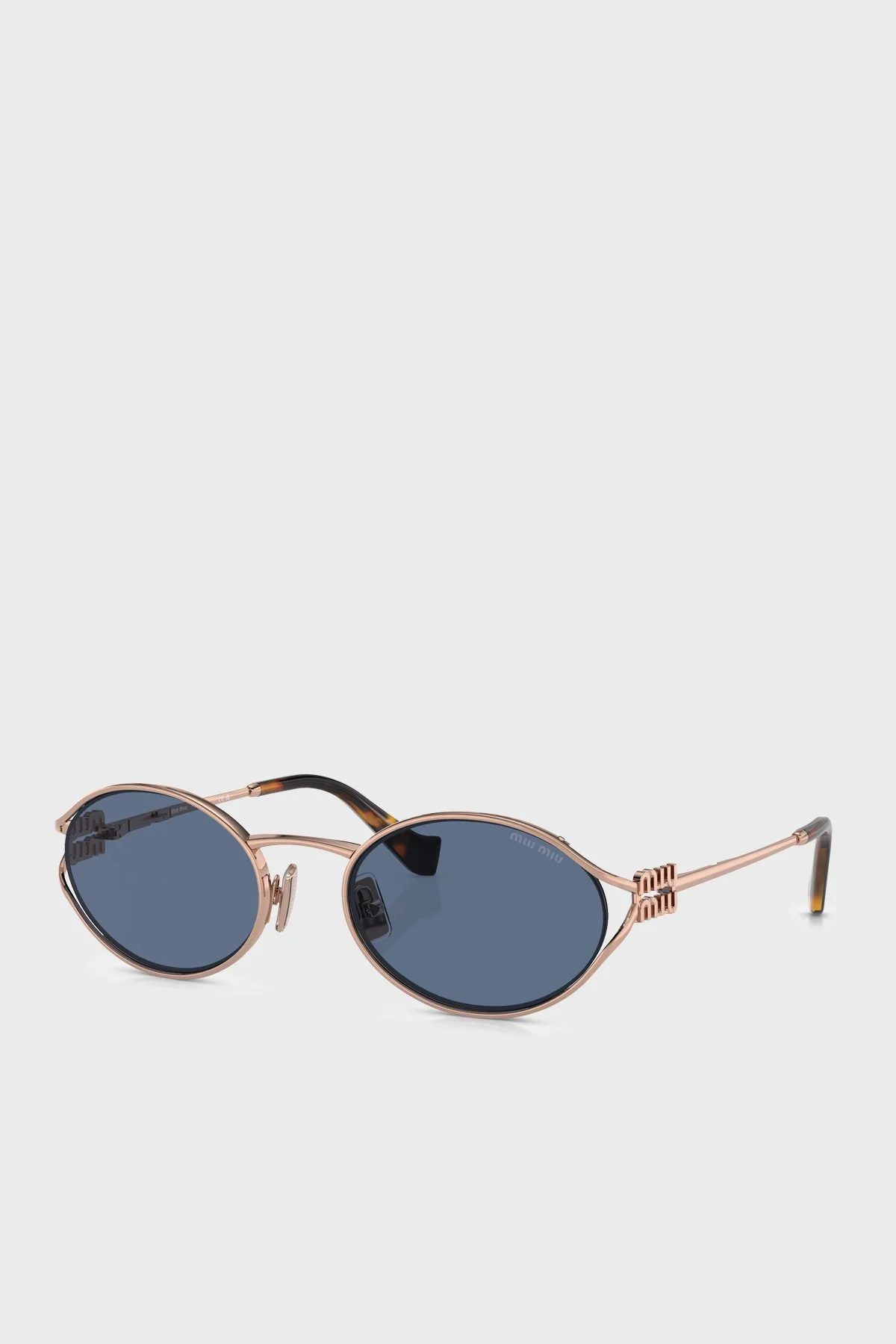 Miu Miu Logo Detaylı Güneş Kadın Gözlük 0MU 52YS ZVF1V1 54 Altın - 1