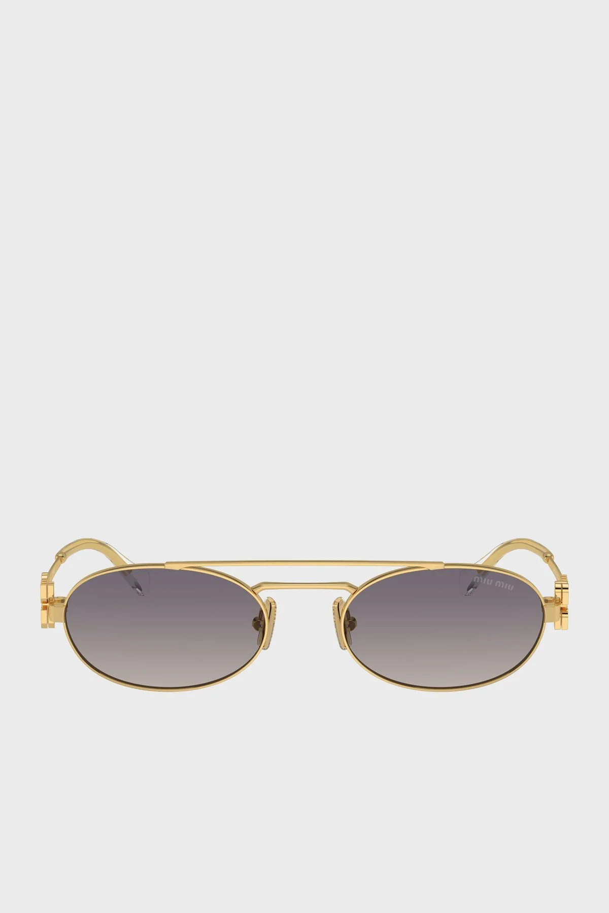 Miu Miu Logo Detaylı Güneş Bayan Gözlük 0MU 54ZS 5AK30C 53 Altın - 4
