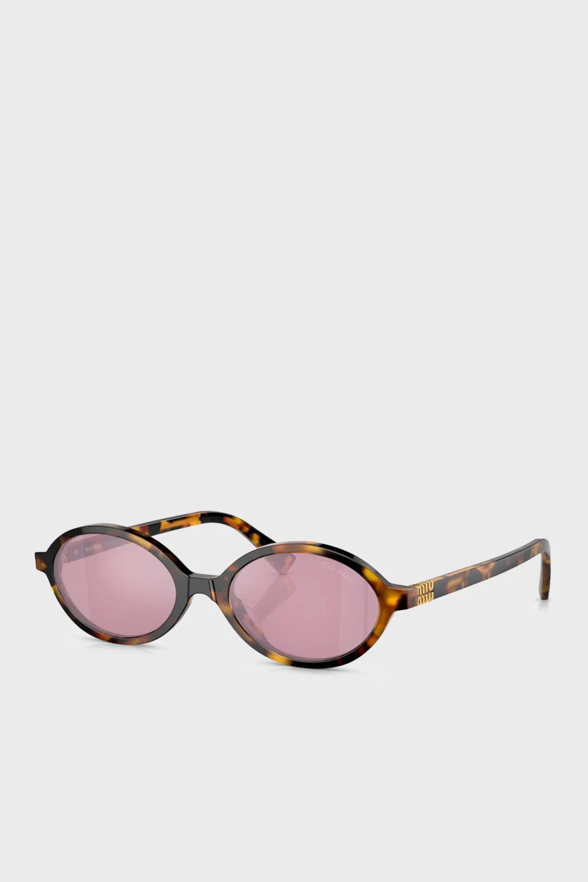 Miu Miu Logolu Güneş Bayan Gözlük 0MU 04ZS VAU50D 50 Kahve - 1