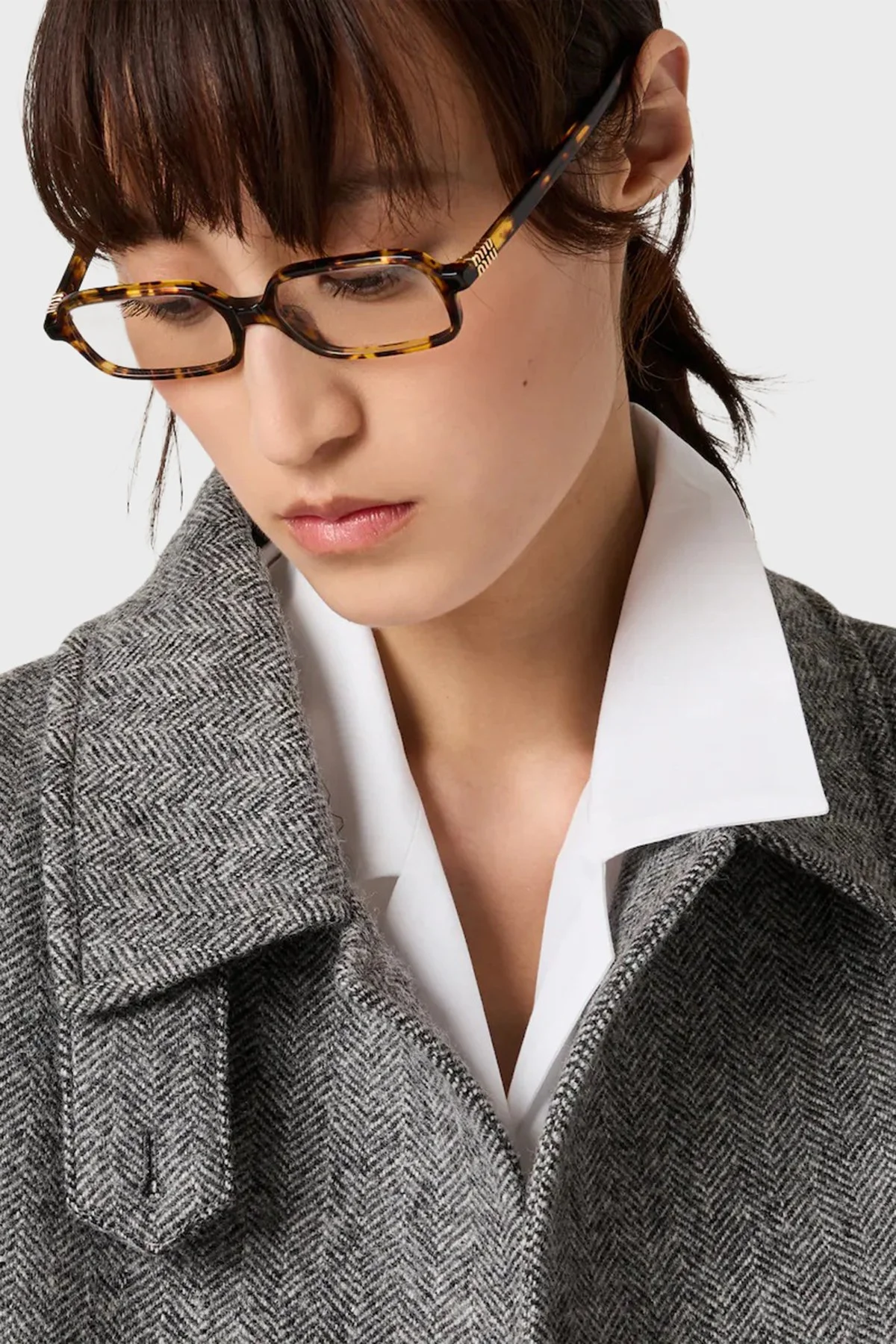 Miu Miu Logolu Güneş Bayan Gözlük 0MU 11ZS 14L08N 51 Kahve - 2