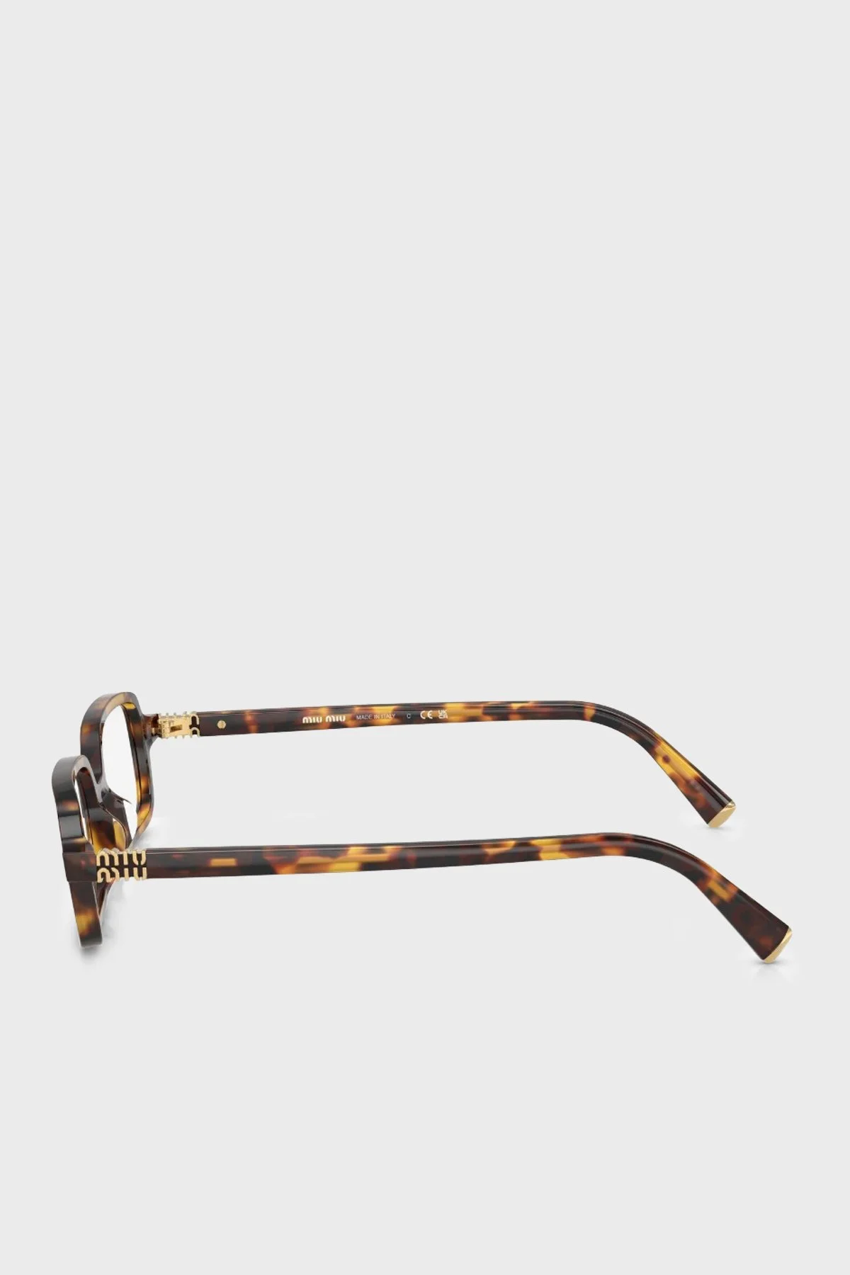 Miu Miu Logolu Güneş Bayan Gözlük 0MU 11ZS 14L08N 51 Kahve - 4
